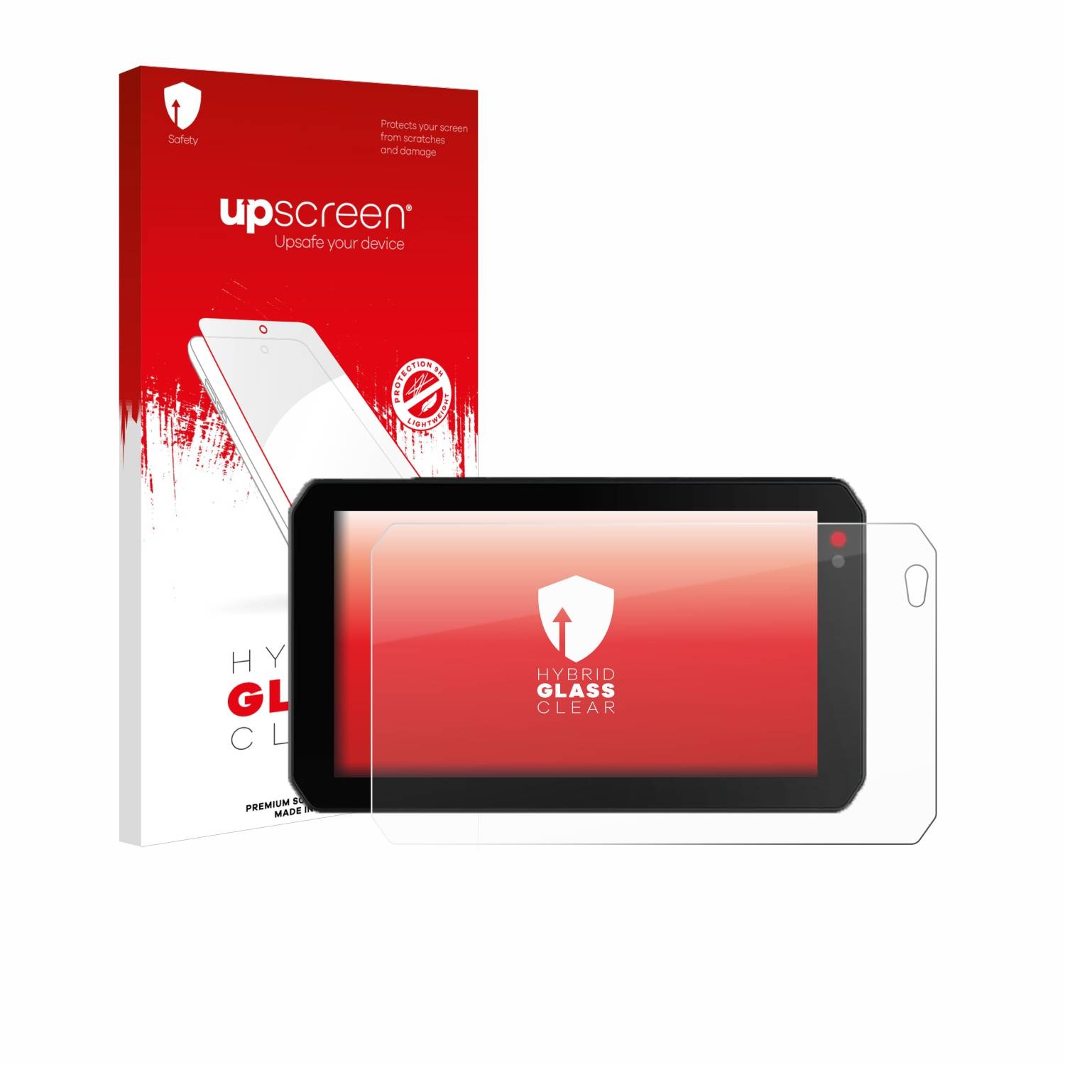 upscreen Hybrid Glas Panzer-Folie für Chigee AIO-5 Lite
