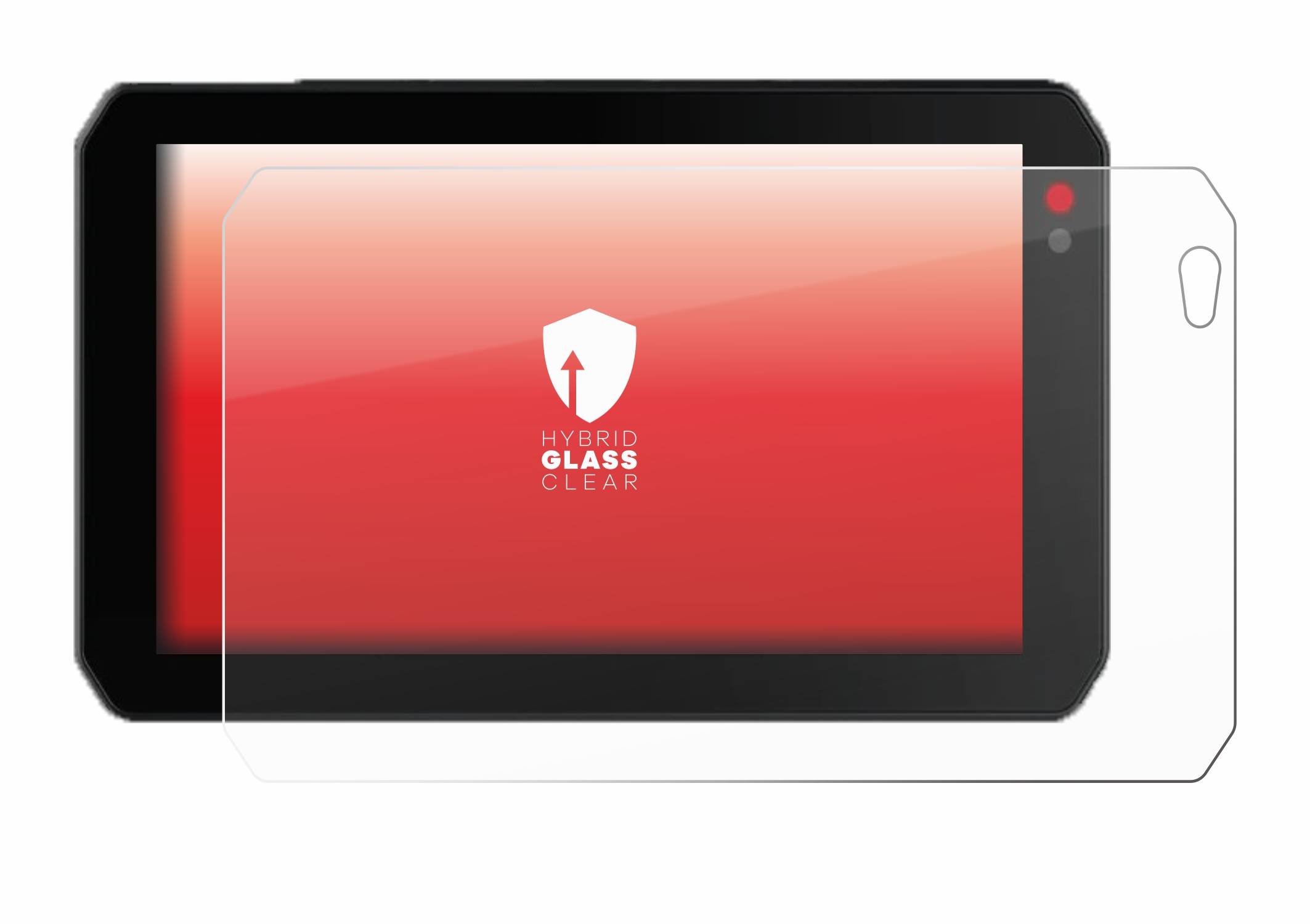 upscreen Hybrid Glas Panzer-Folie für Chigee AIO-5 Lite