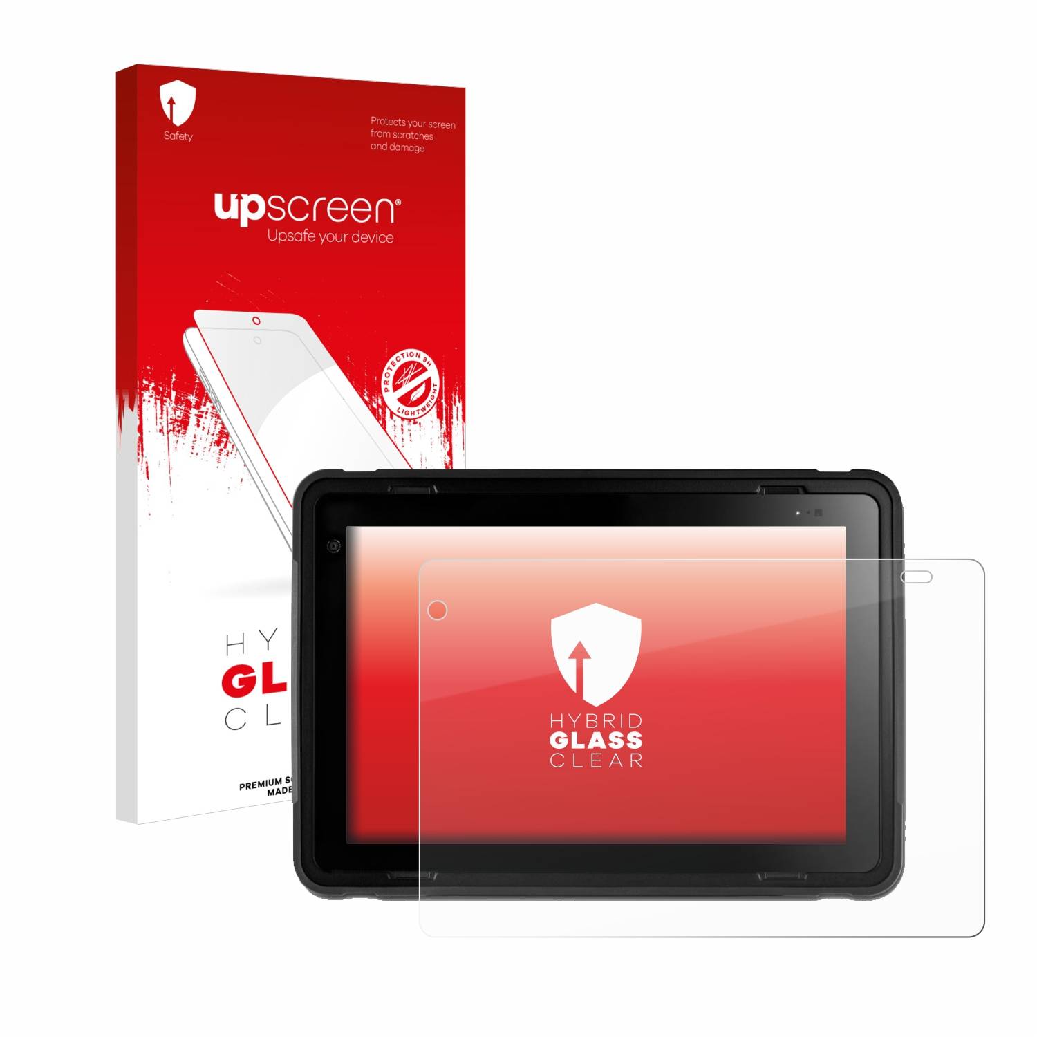 upscreen Hybrid Glas Panzer-Folie für Texa Axone Voice