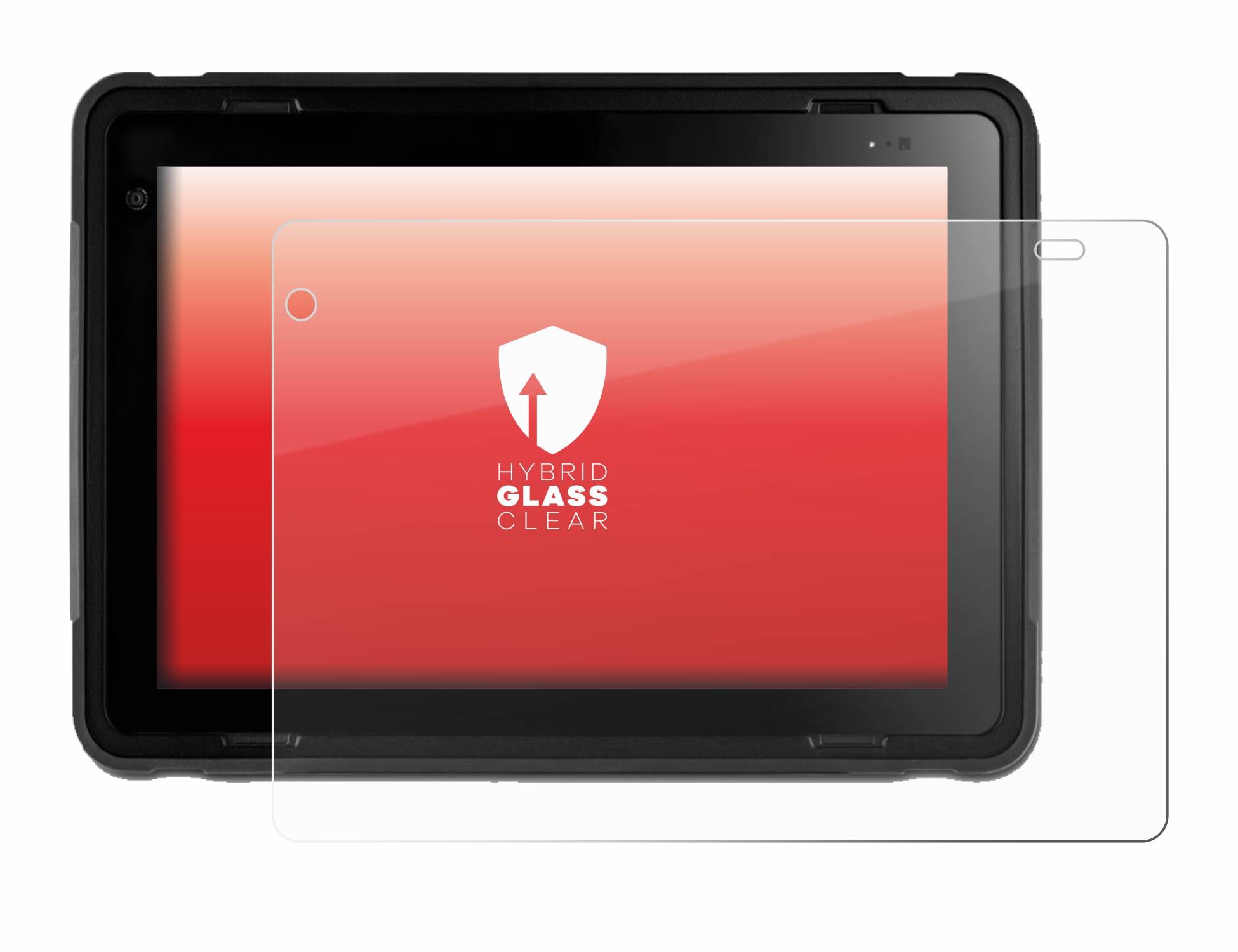 upscreen Hybrid Glas Panzer-Folie für Texa Axone Voice