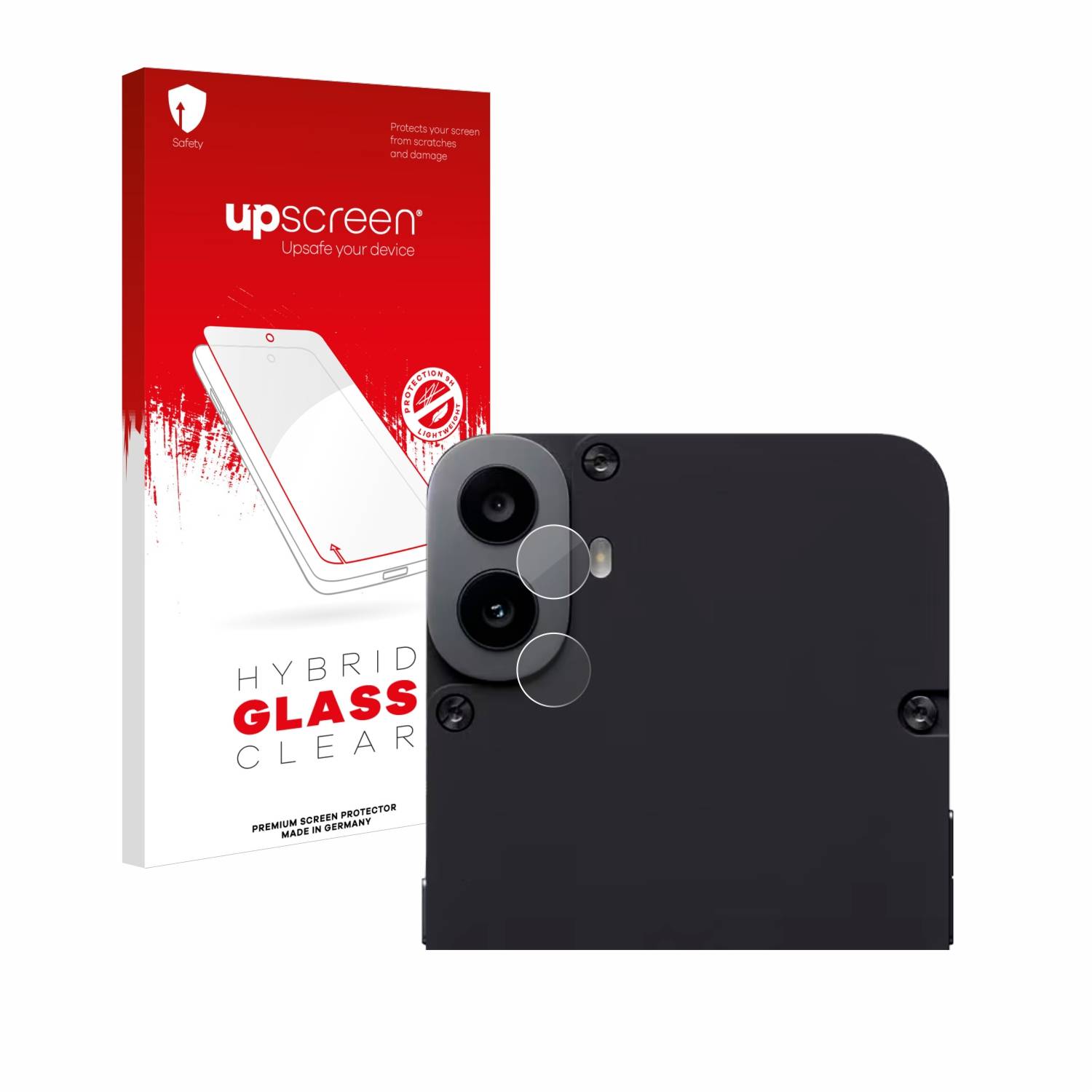upscreen Hybrid Glas Panzer-Folie für Nothing CMF Phone 1 (NUR Kameraschutz)