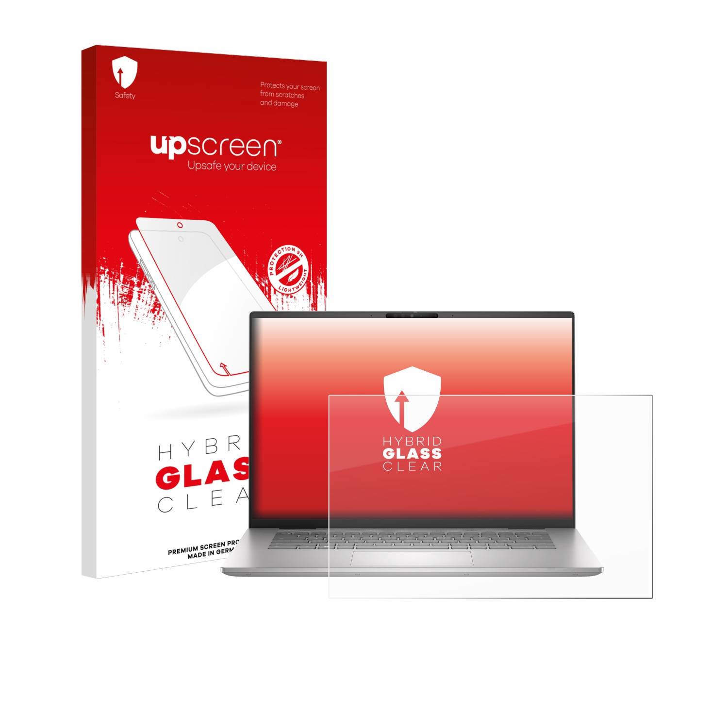 upscreen Hybrid Glas Panzer-Folie für Dell Inspiron 16 7630 Laptop