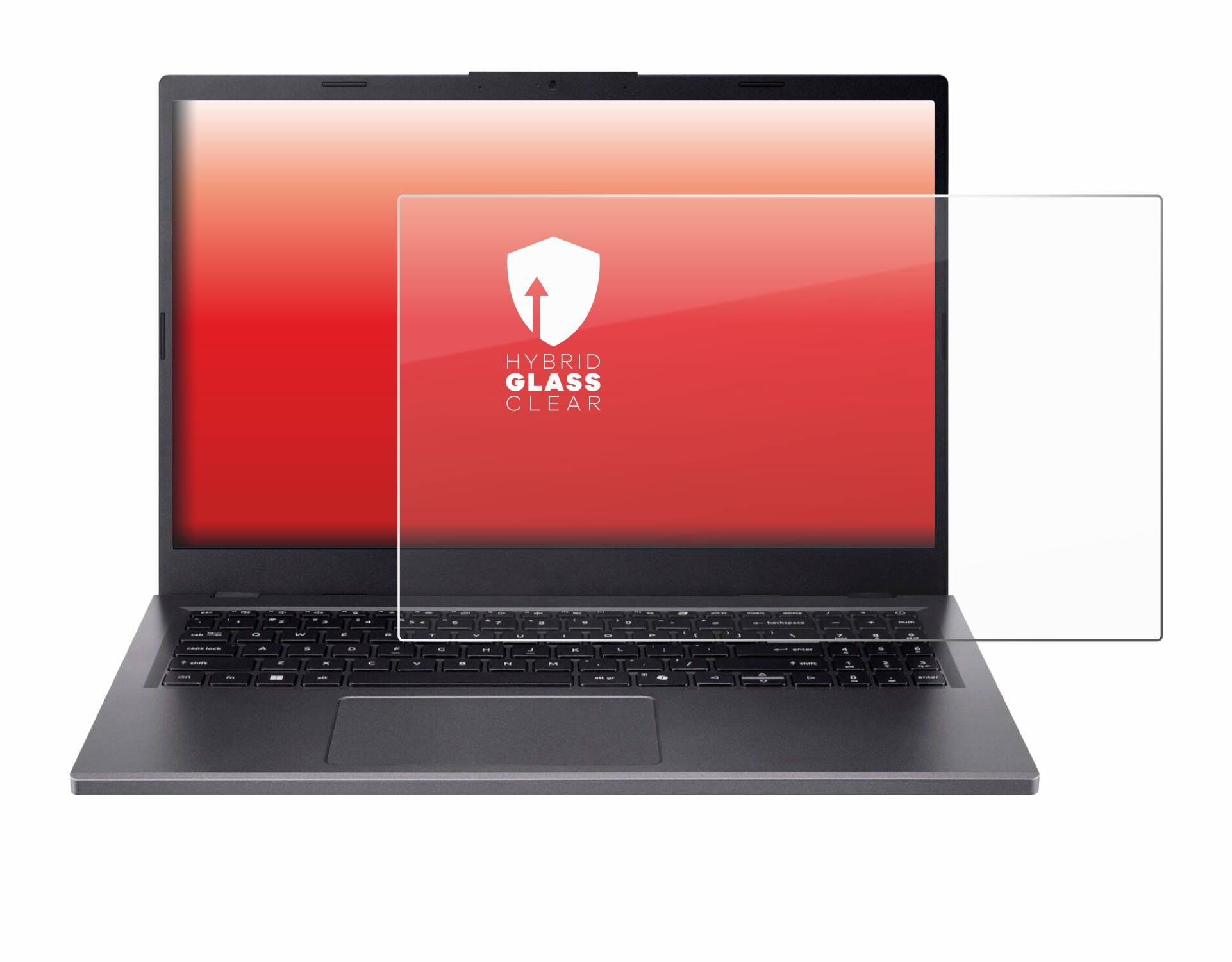 upscreen Hybrid Glas Panzer-Folie für Acer Aspire 15 A15-41