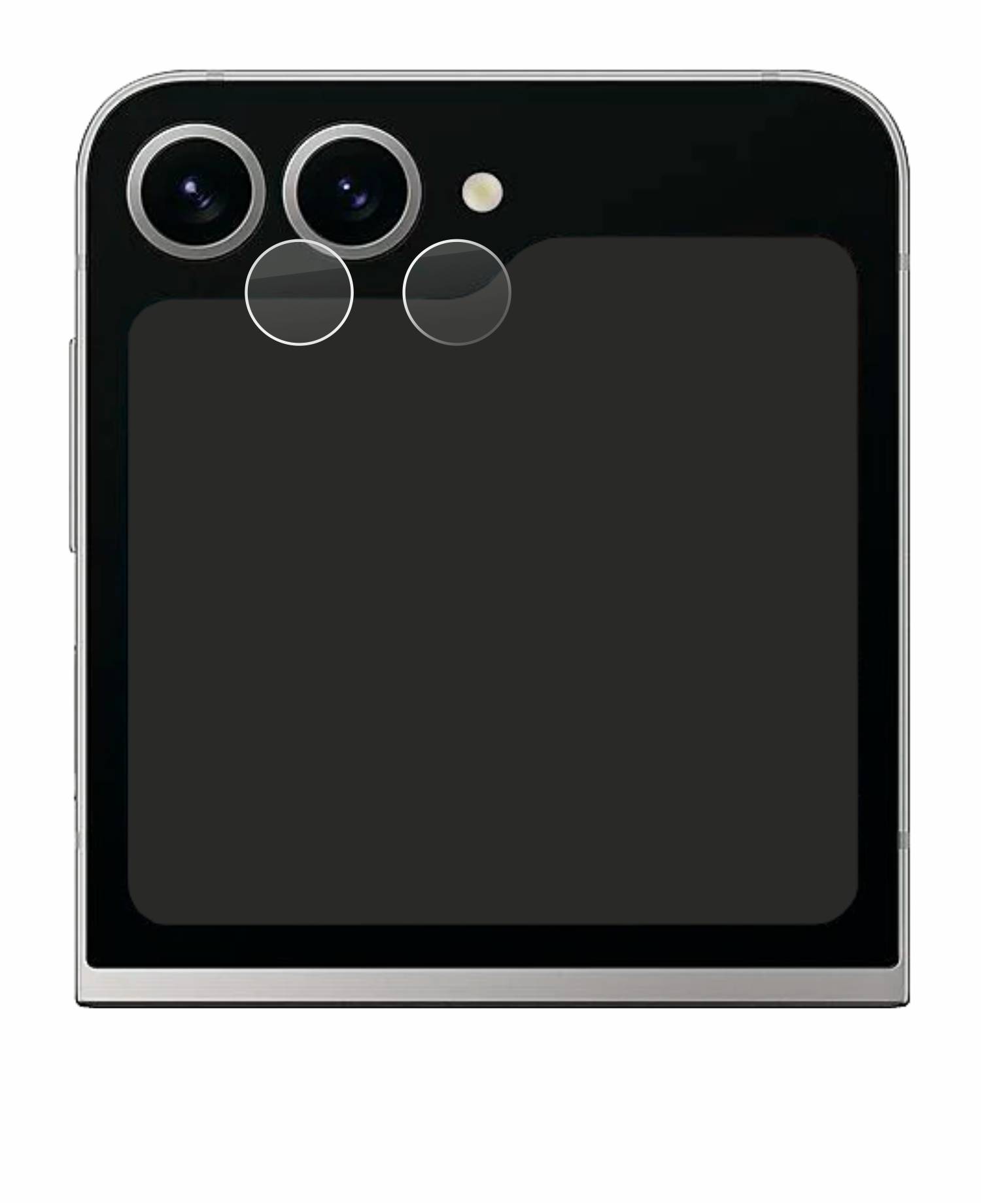 upscreen Hybrid Glas Panzer-Folie für Samsung Galaxy Z Flip6 (NUR Kameraschutz)