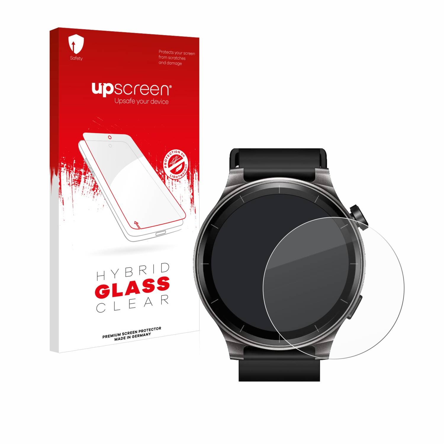 upscreen Hybrid Glas Panzer-Folie für TOZO S5 1.43
