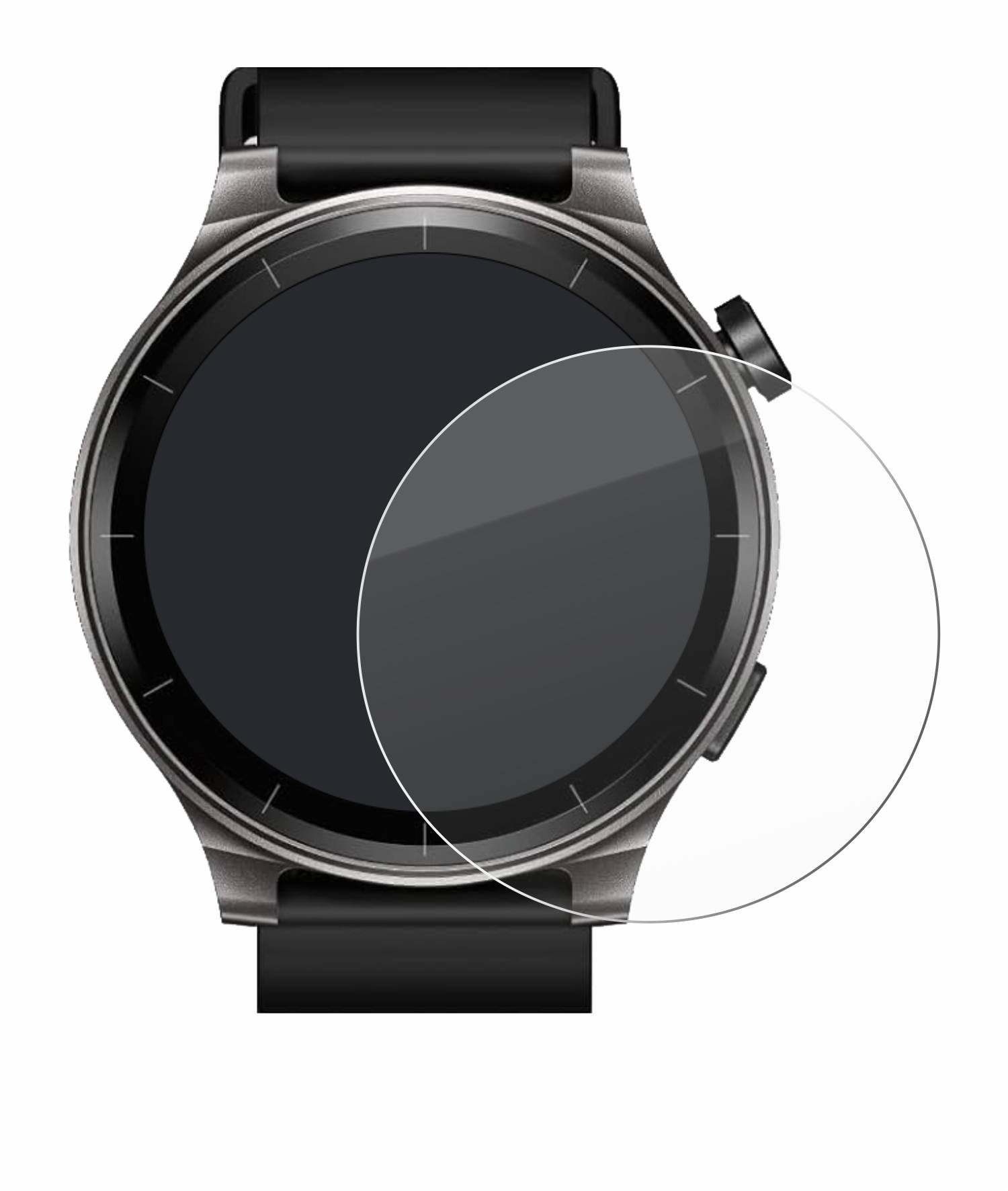 upscreen Hybrid Glas Panzer-Folie für TOZO S5 1.43