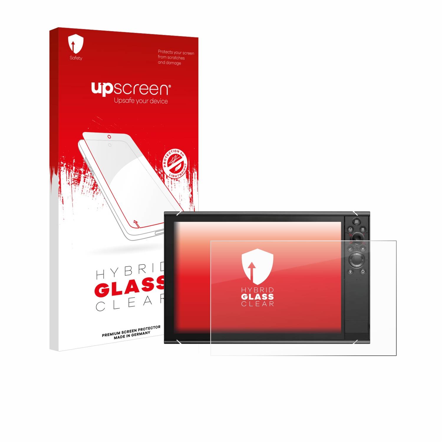 upscreen Hybrid Glas Panzer-Folie für Simrad NSS16 evo3S