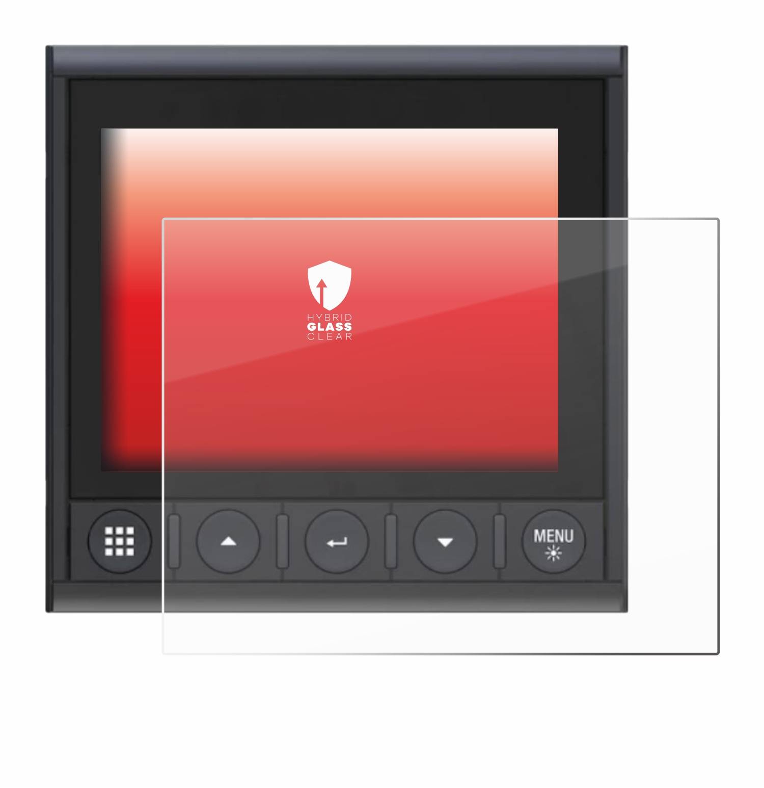 upscreen Hybrid Glas Panzer-Folie für B&G Triton 2
