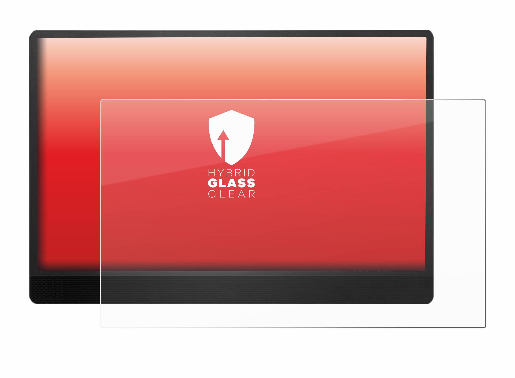 upscreen Hybrid Glas Panzer-Folie für MSI Pro MP161