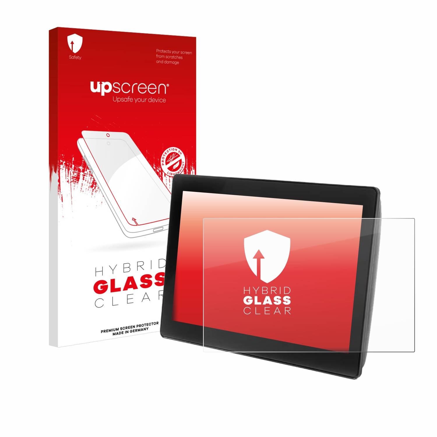 upscreen Hybrid Glas Panzer-Folie für John Deere G5 Plus Universal 12.8