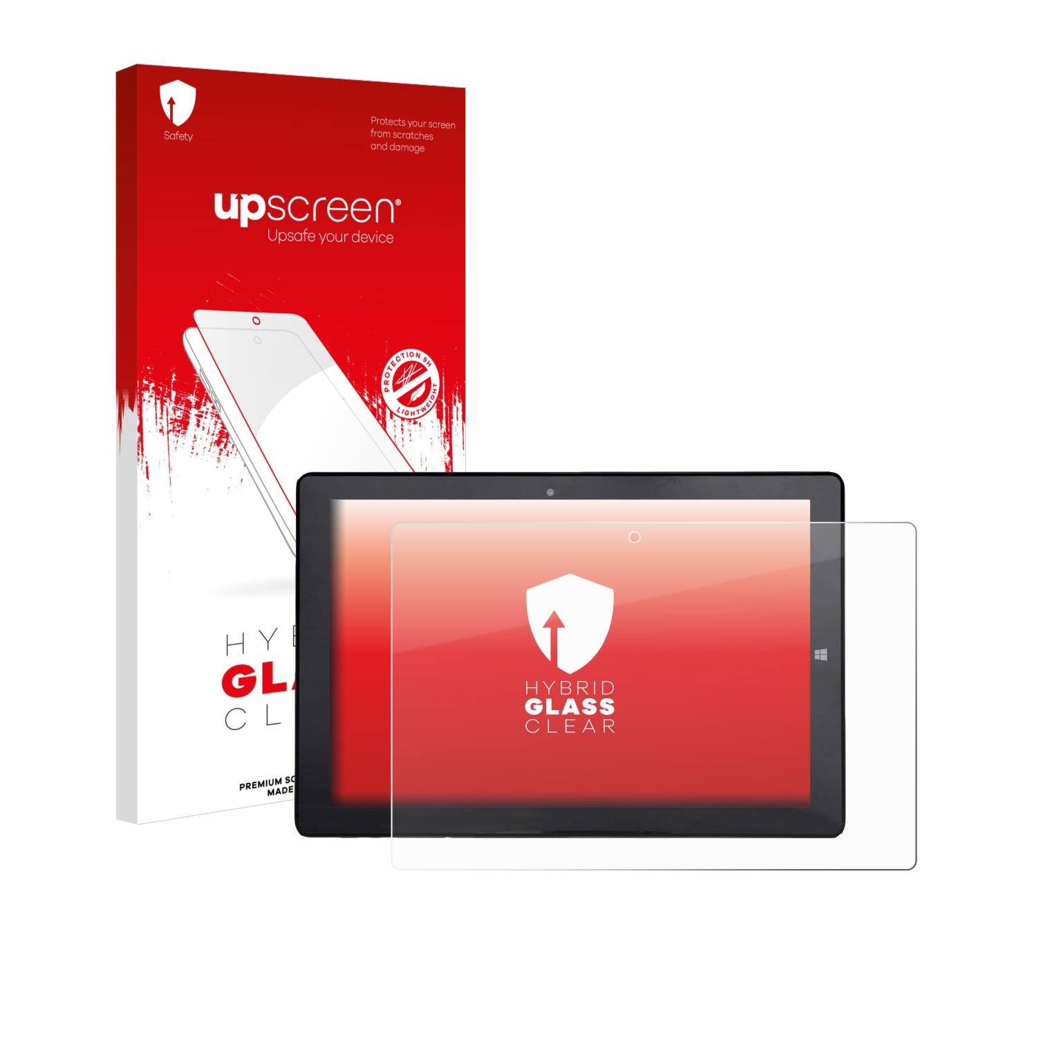 upscreen Hybrid Glas Panzer-Folie für Awow AiBook 10