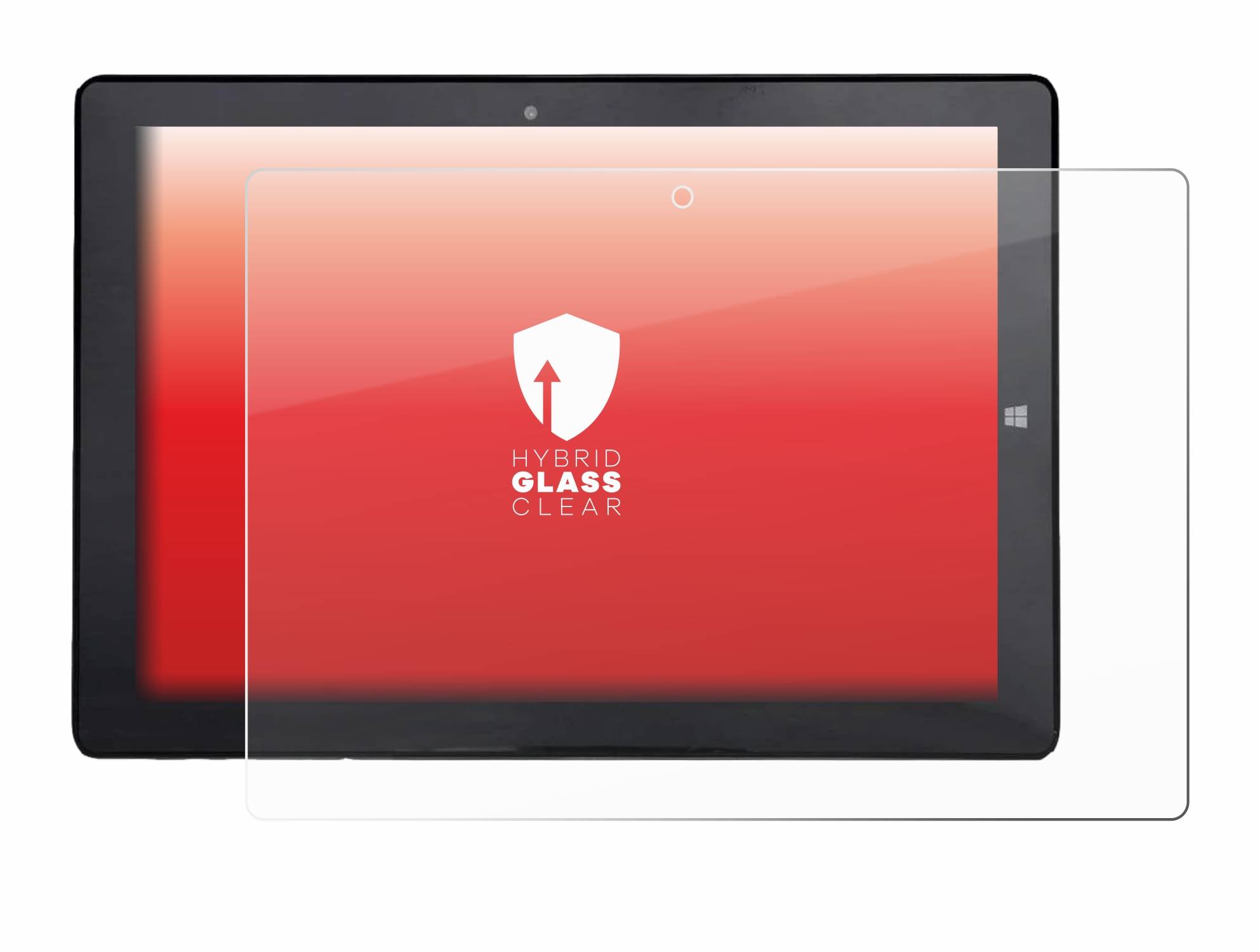 upscreen Hybrid Glas Panzer-Folie für Awow AiBook 10