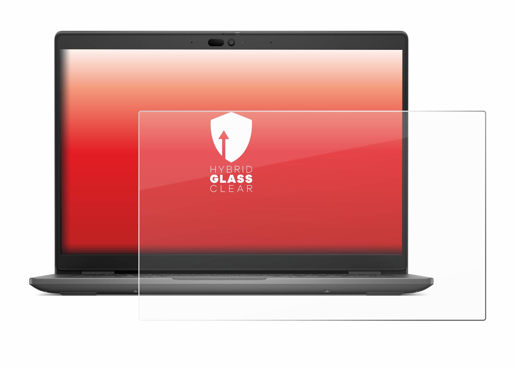 upscreen Hybrid Glas Panzer-Folie für Dell Latitude 3440 Laptop