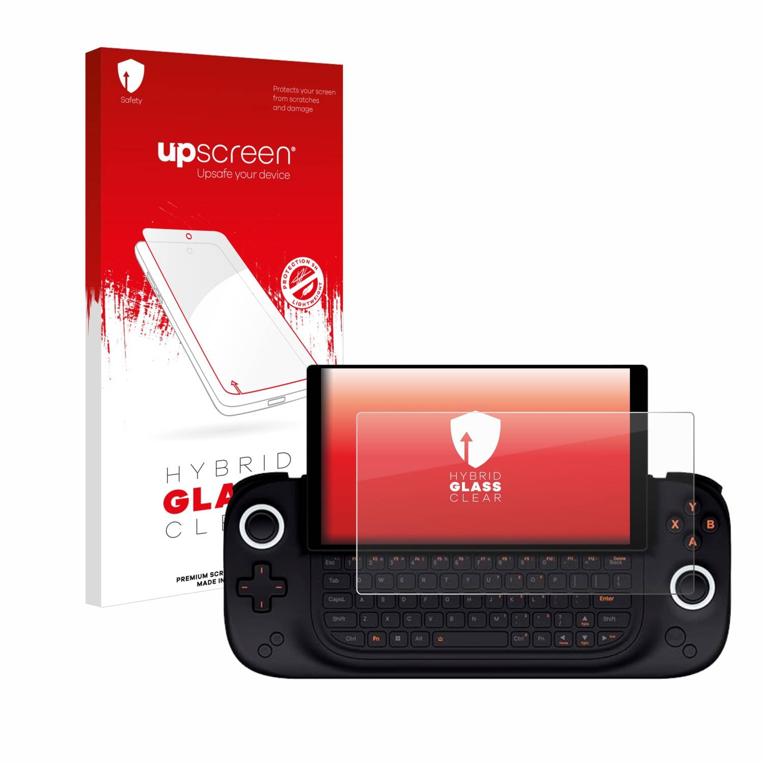 upscreen Hybrid Glas Panzer-Folie für Ayaneo Slide