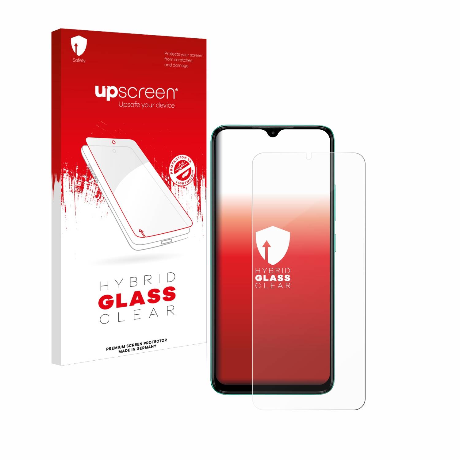 upscreen Hybrid Glas Panzer-Folie für HMD Aura