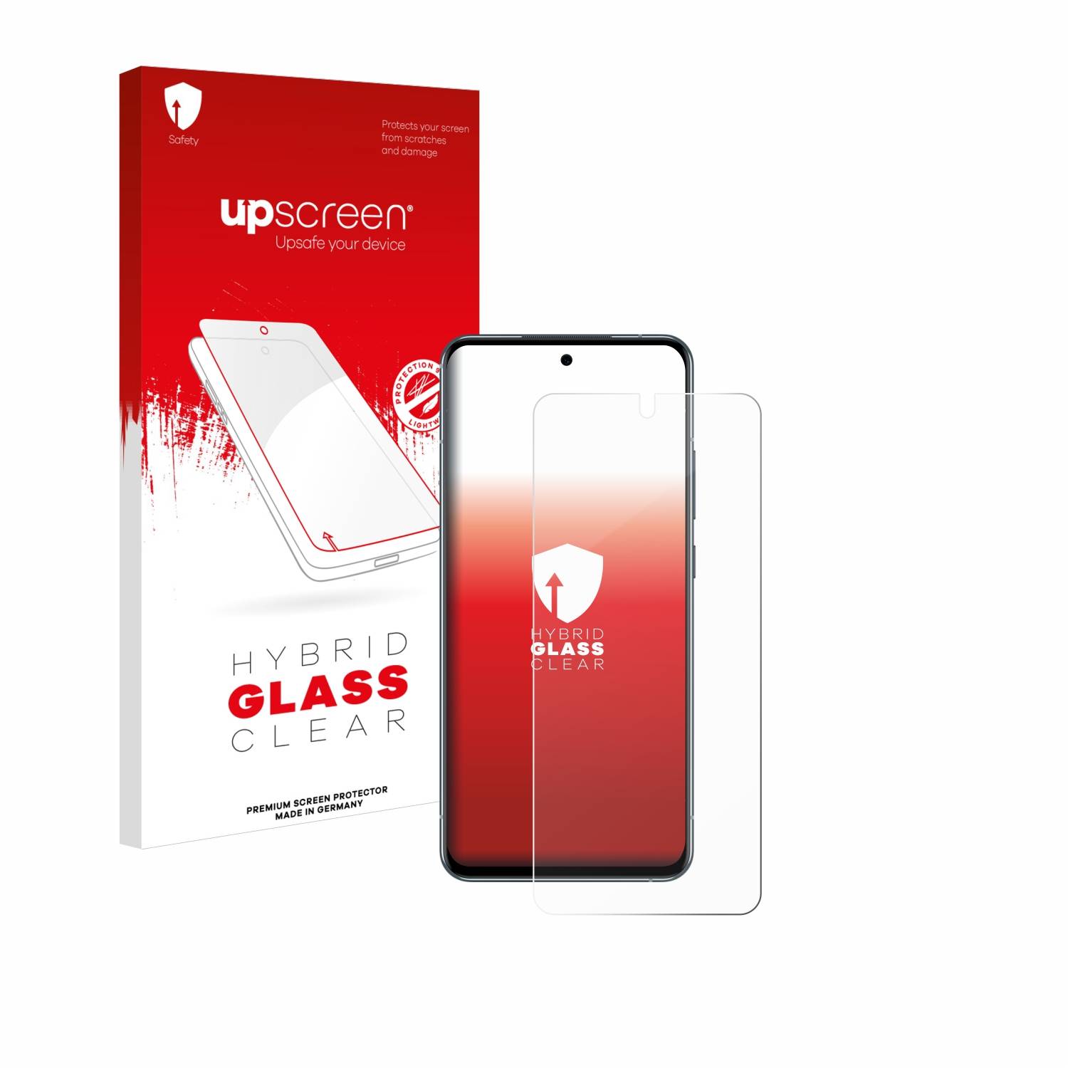 upscreen Hybrid Glas Panzer-Folie für Nokia X30 5G