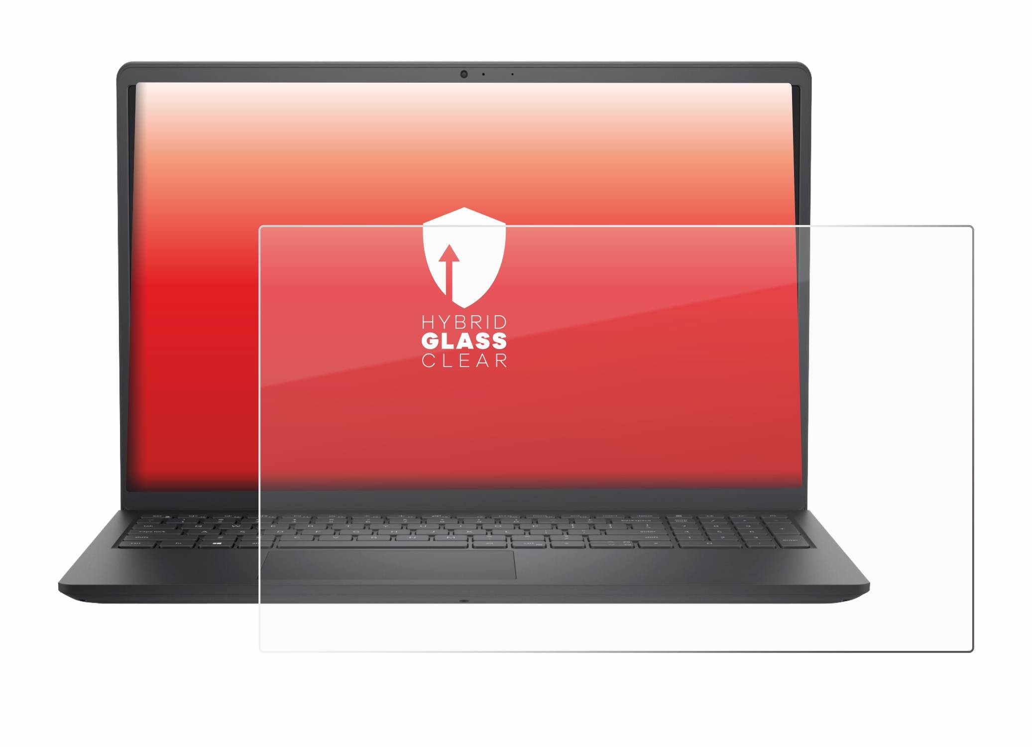 upscreen Hybrid Glas Panzer-Folie für Dell Inspiron 15 3535
