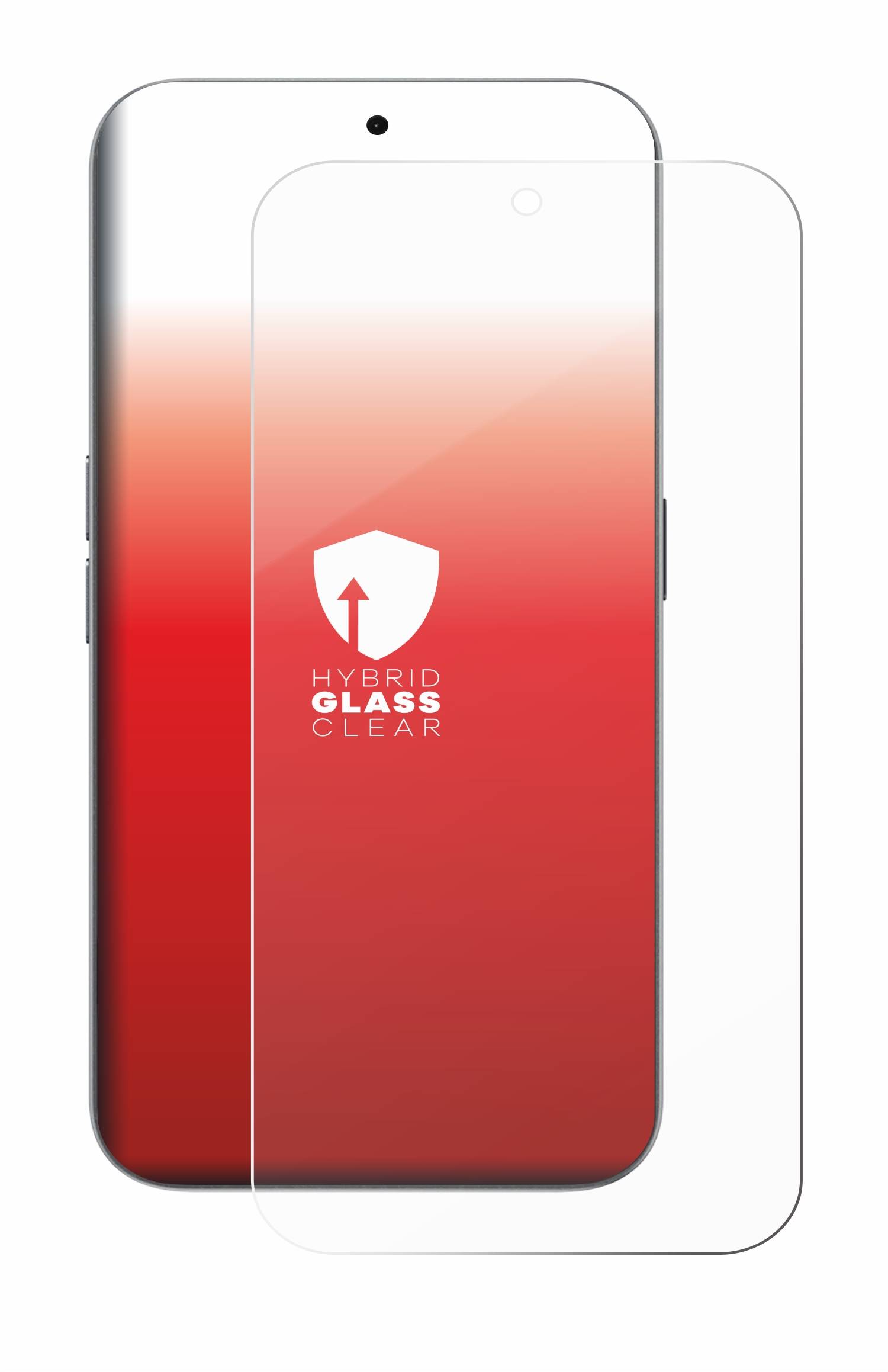 upscreen Hybrid Glas Panzer-Folie für Nothing Phone (2a) Plus
