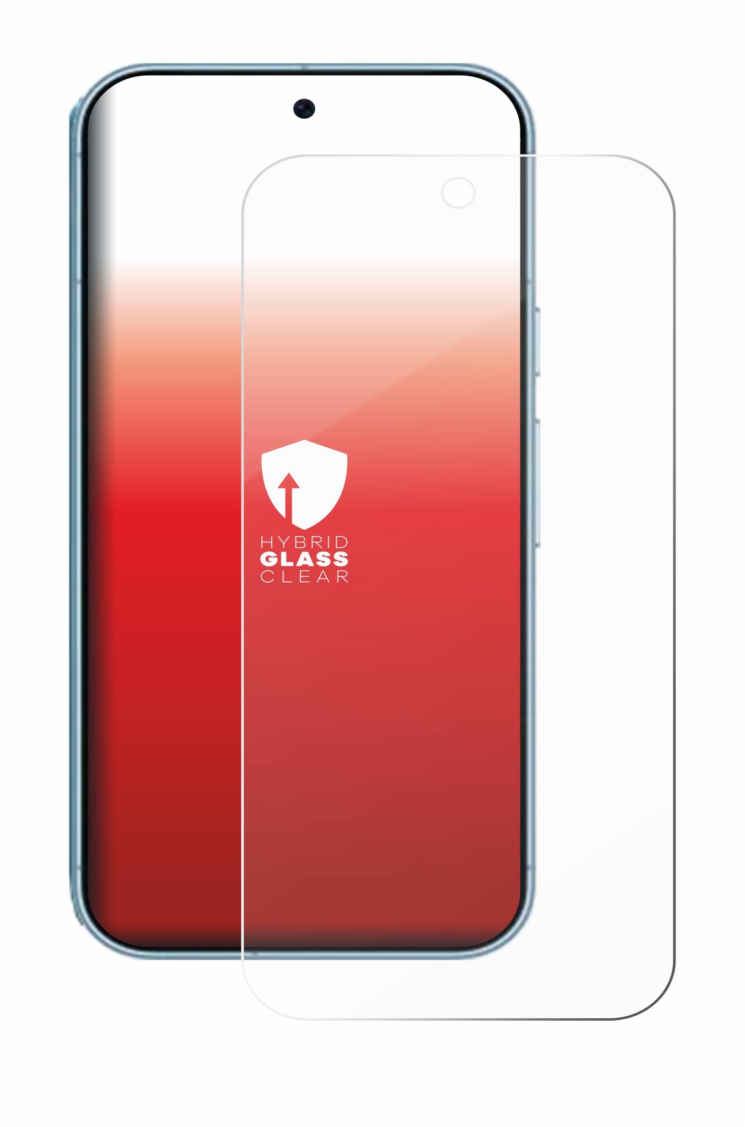 upscreen Hybrid Glas Panzer-Folie für Google Pixel 9 Pro