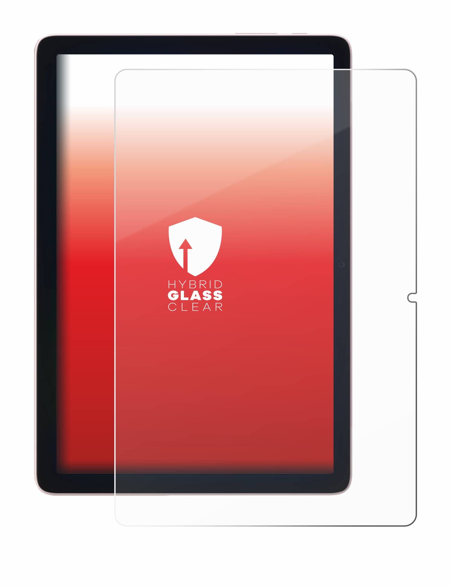 upscreen Hybrid Glas Panzer-Folie für Doogee T10 Pro