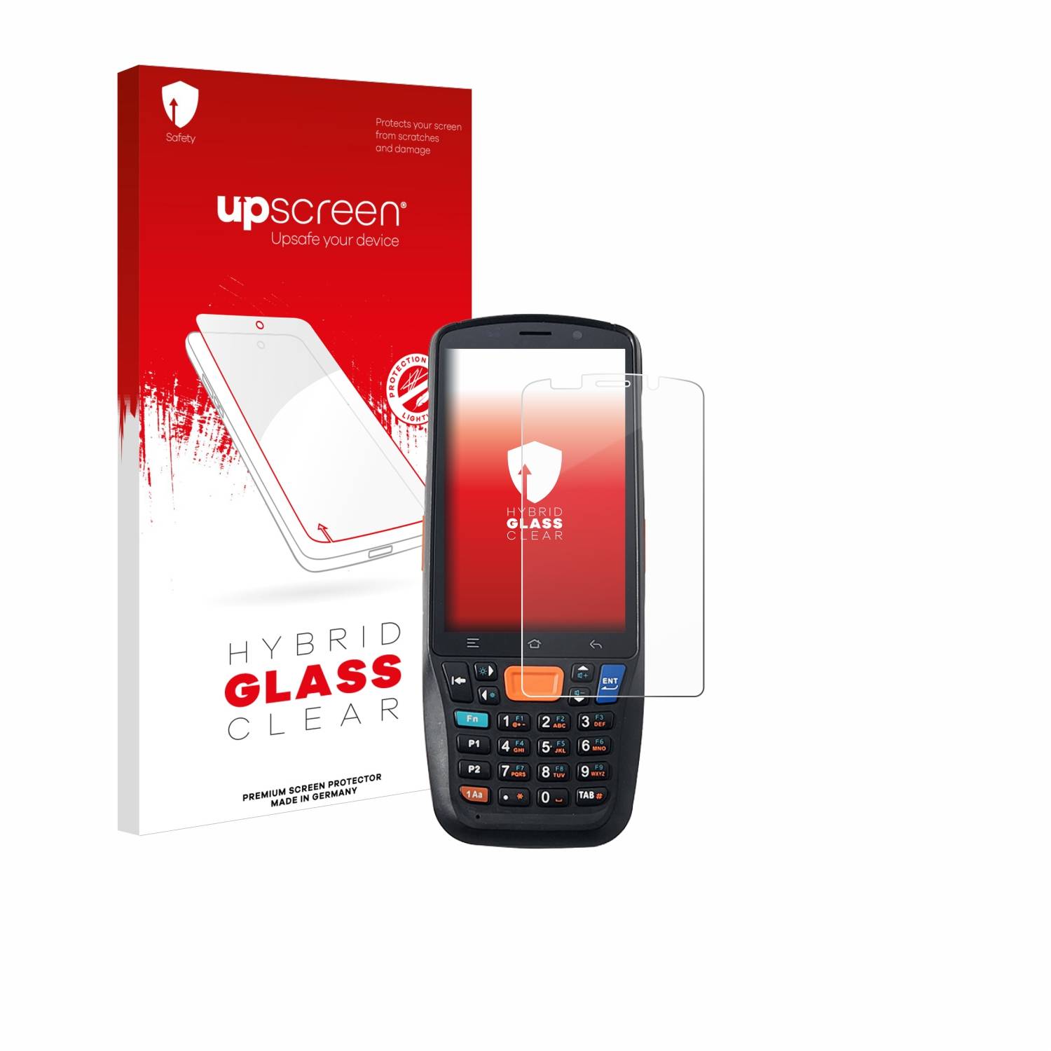 upscreen Hybrid Glas Panzer-Folie für Urovo CT48