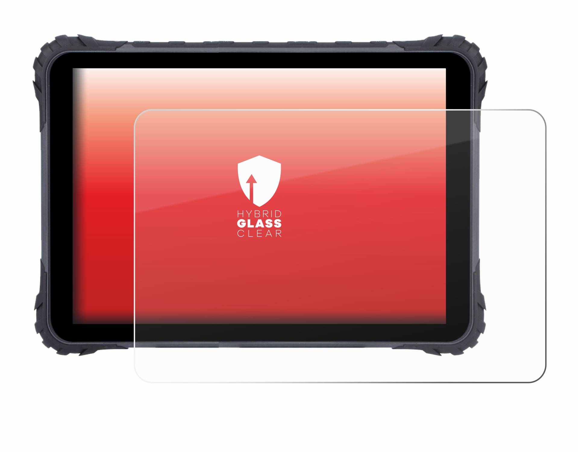 upscreen Hybrid Glas Panzer-Folie für Topicon MDT865
