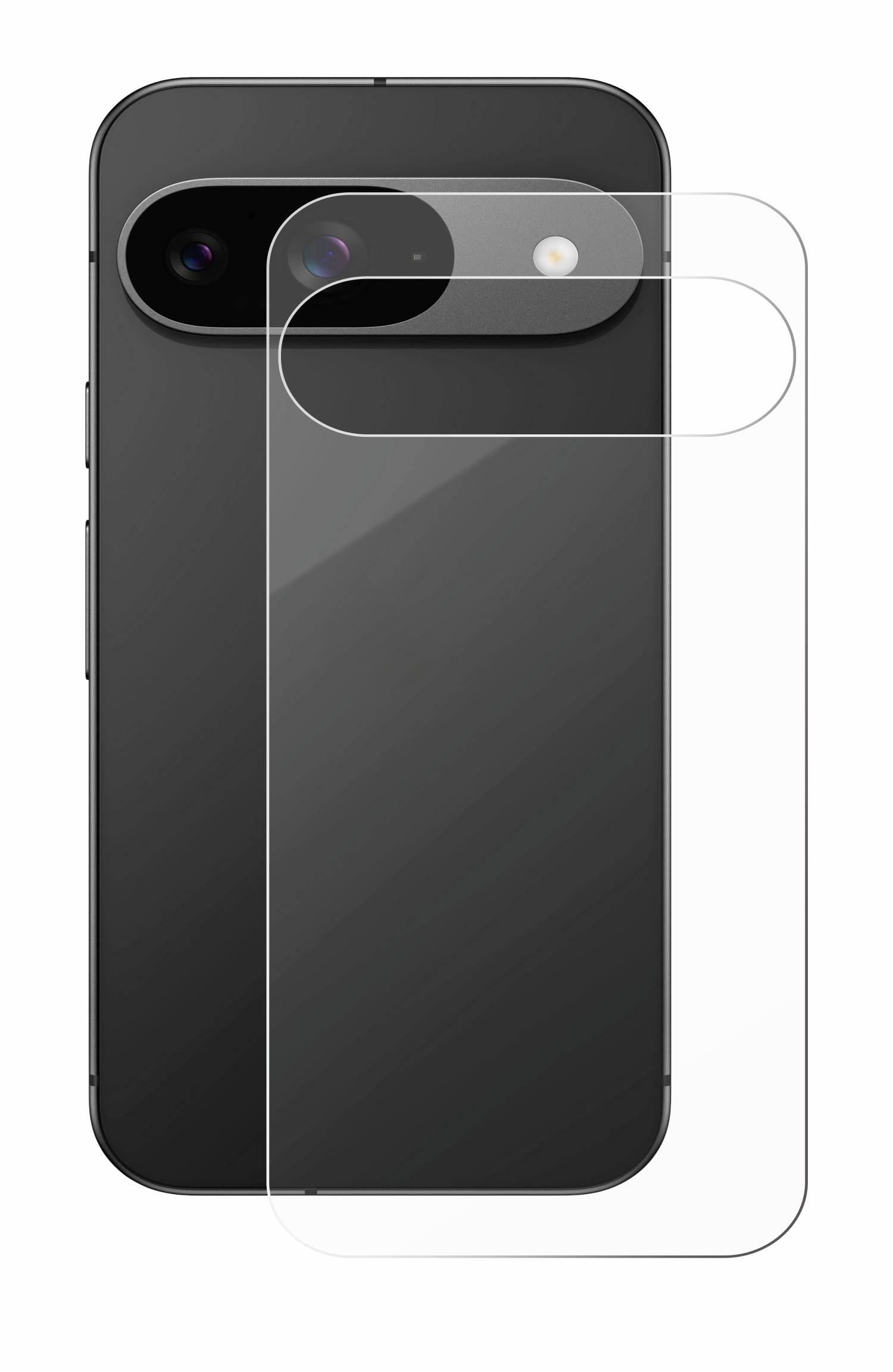 upscreen Hybrid Glas Panzer-Folie für Google Pixel 9 (Rückseite)