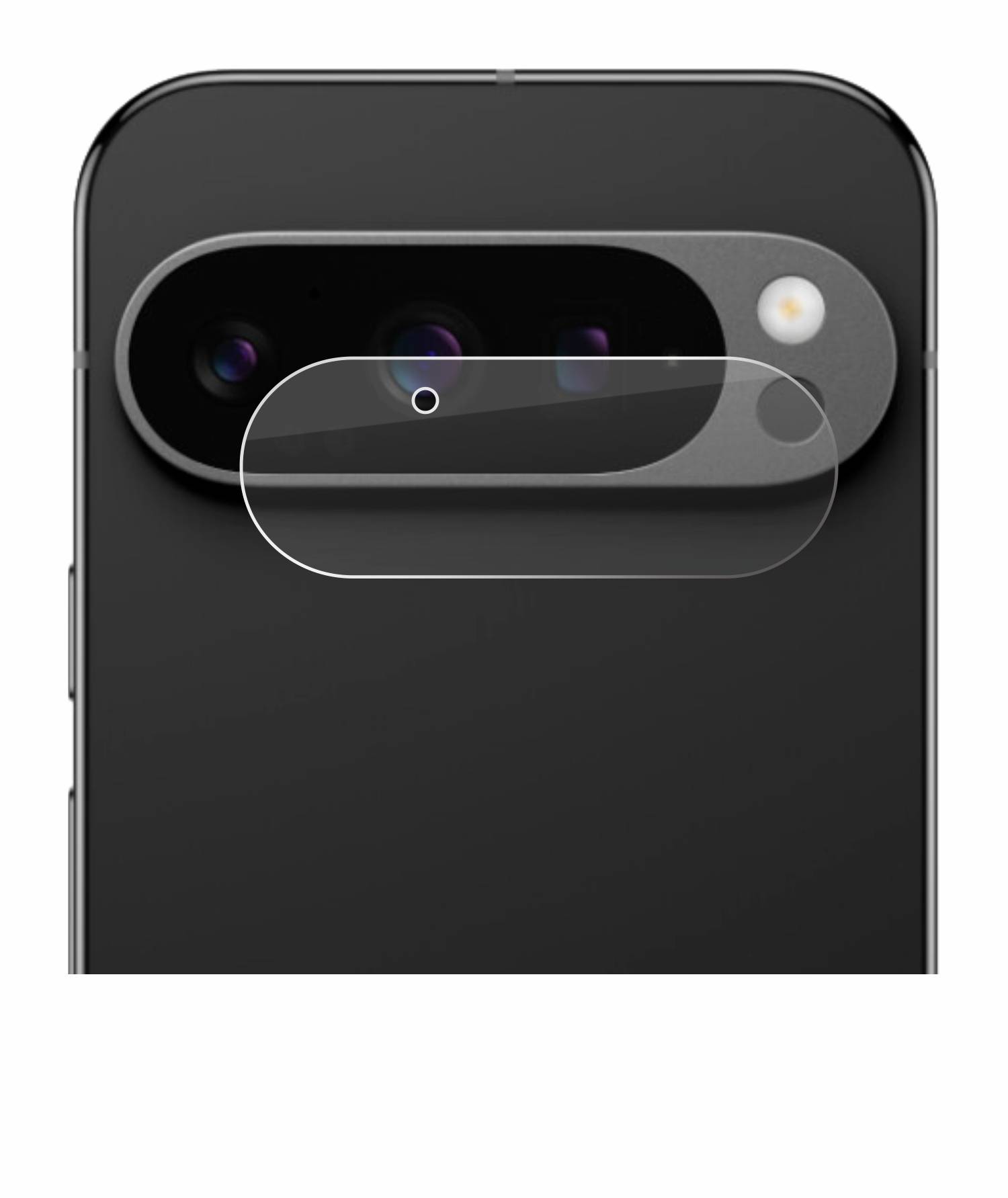 upscreen Hybrid Glas Panzer-Folie für Google Pixel 9 Pro (NUR Kameraschutz)