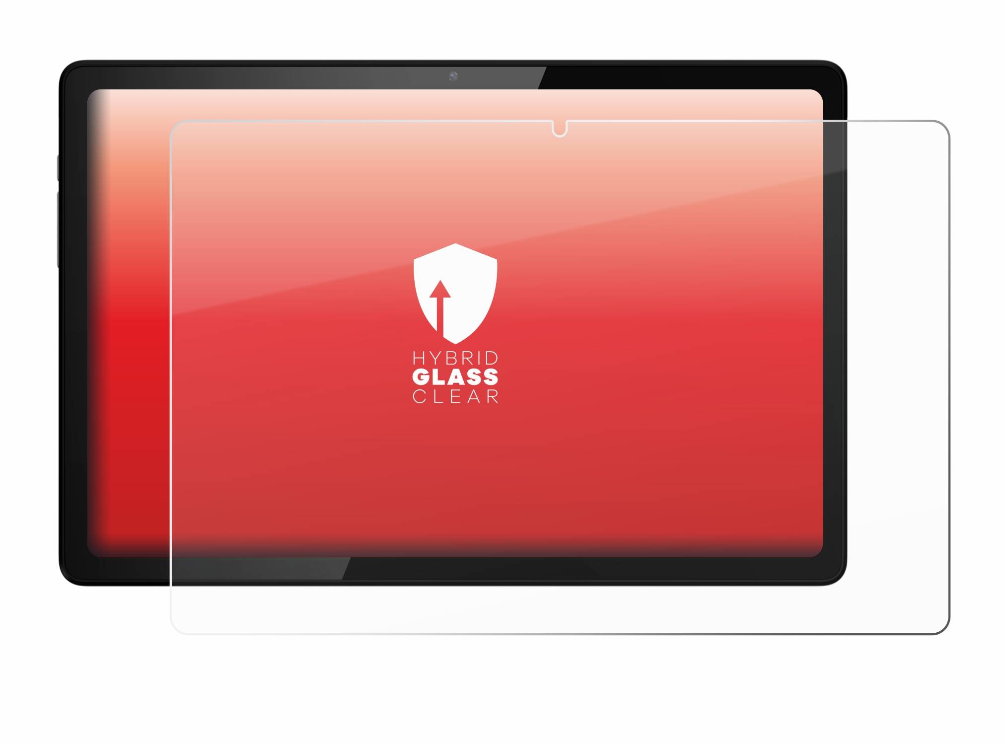 upscreen Hybrid Glas Panzer-Folie für Krüger&Matz Eagle 1075