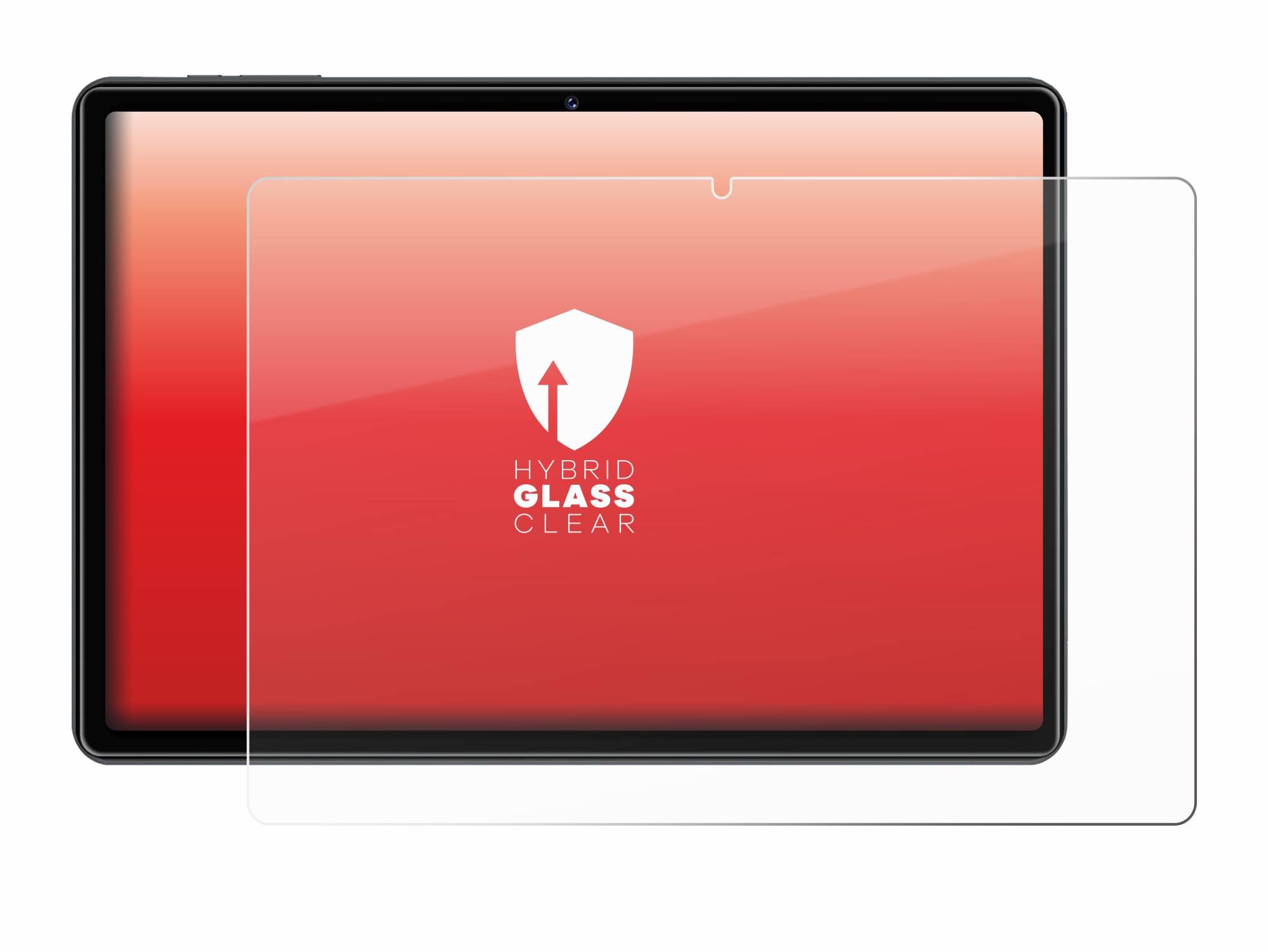 upscreen Hybrid Glas Panzer-Folie für Tuohaitime C3-JZB