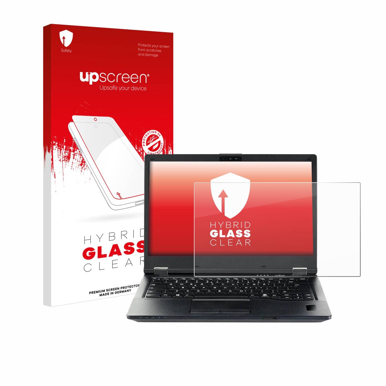 upscreen Hybrid Glas Panzer-Folie für Fujitsu Lifebook E549