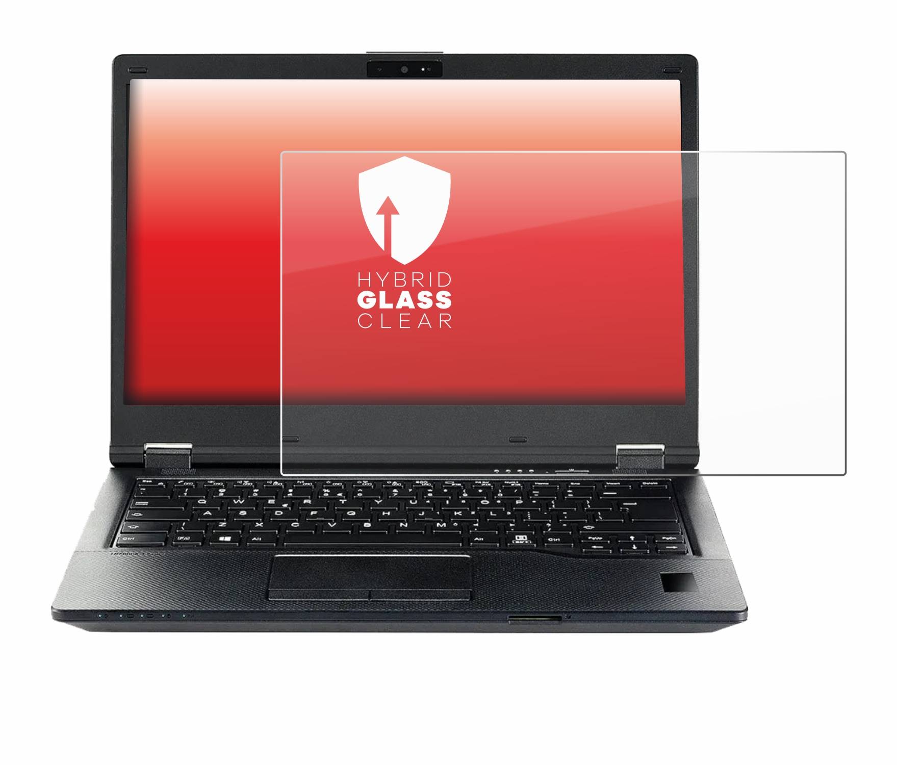 upscreen Hybrid Glas Panzer-Folie für Fujitsu Lifebook E549