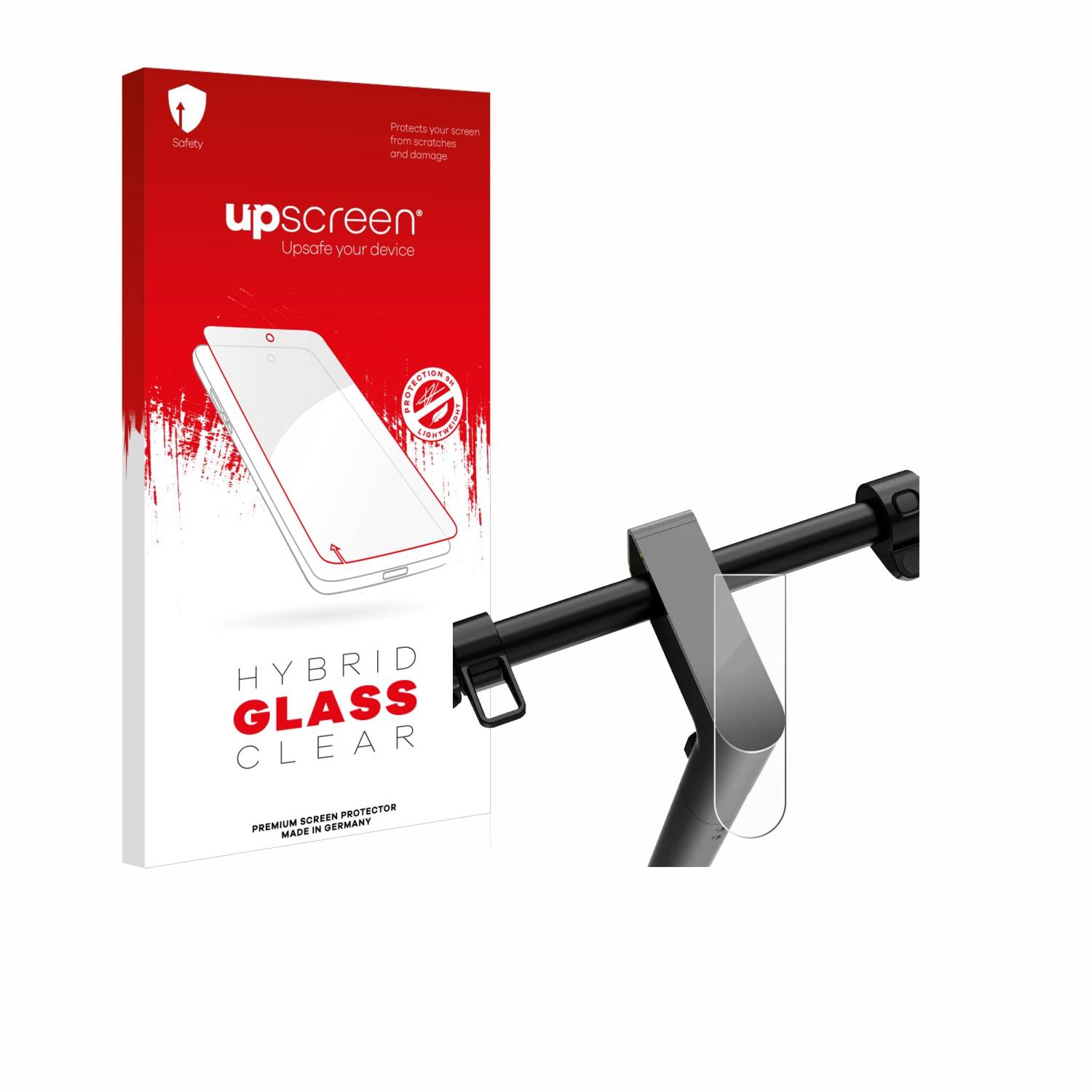 upscreen Hybrid Glas Panzer-Folie für Navee S65