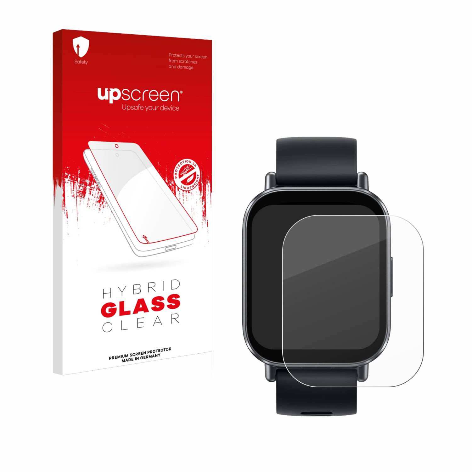 upscreen Hybrid Glas Panzer-Folie für Xiaomi Redmi Watch 5 Active