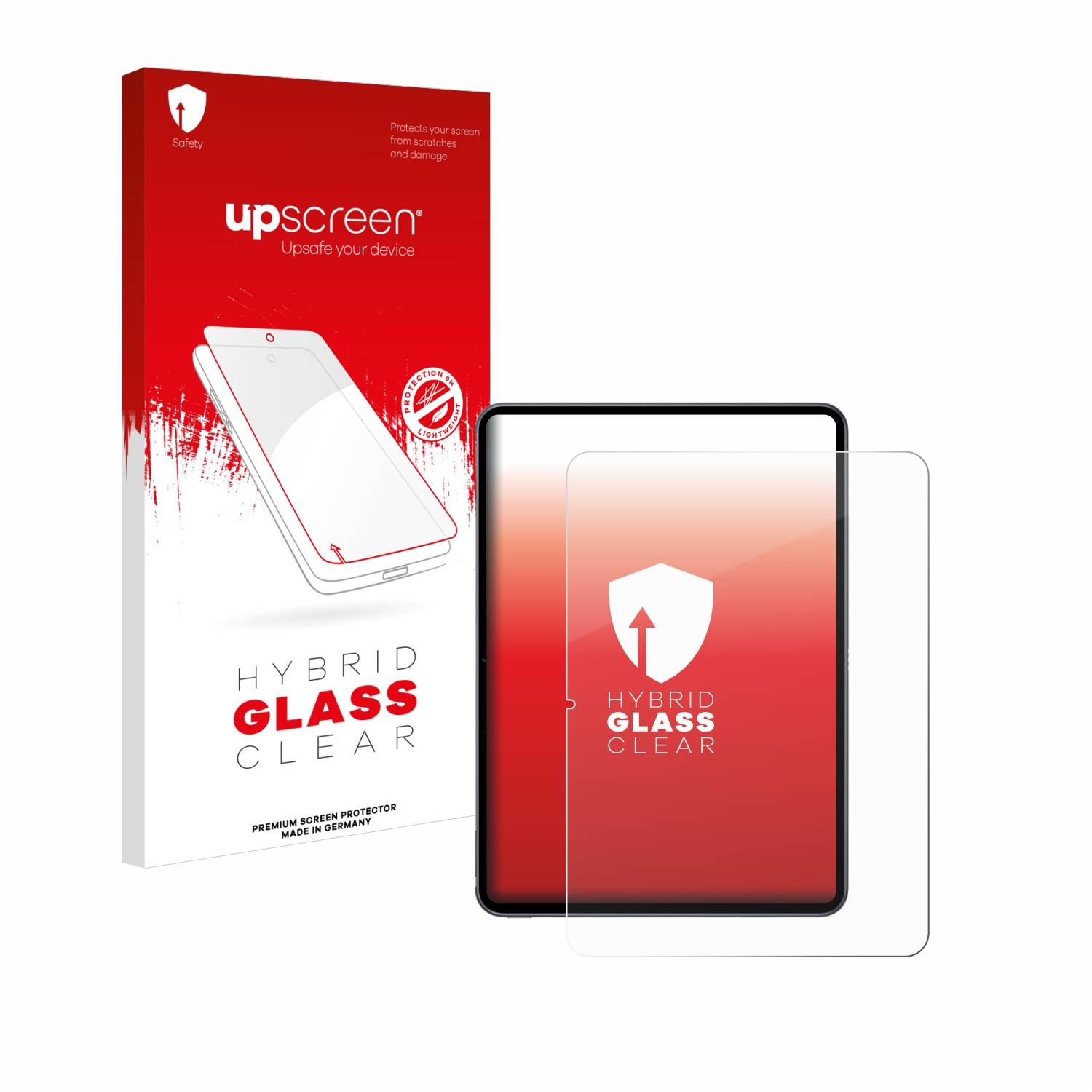 upscreen Hybrid Glas Panzer-Folie für OnePlus Pad 2 (Hochformat)