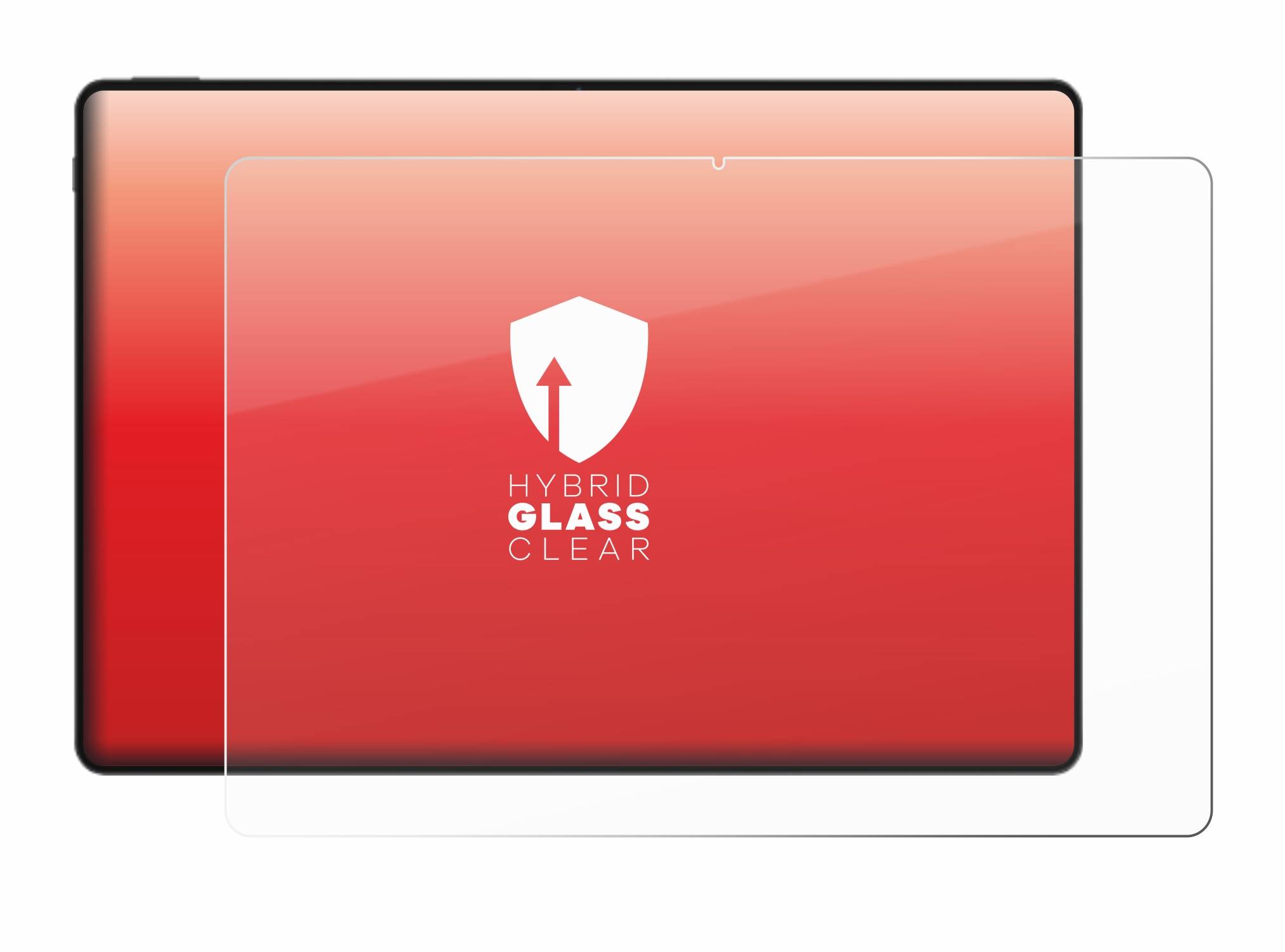 upscreen Hybrid Glas Panzer-Folie für Honor MagicPad 2