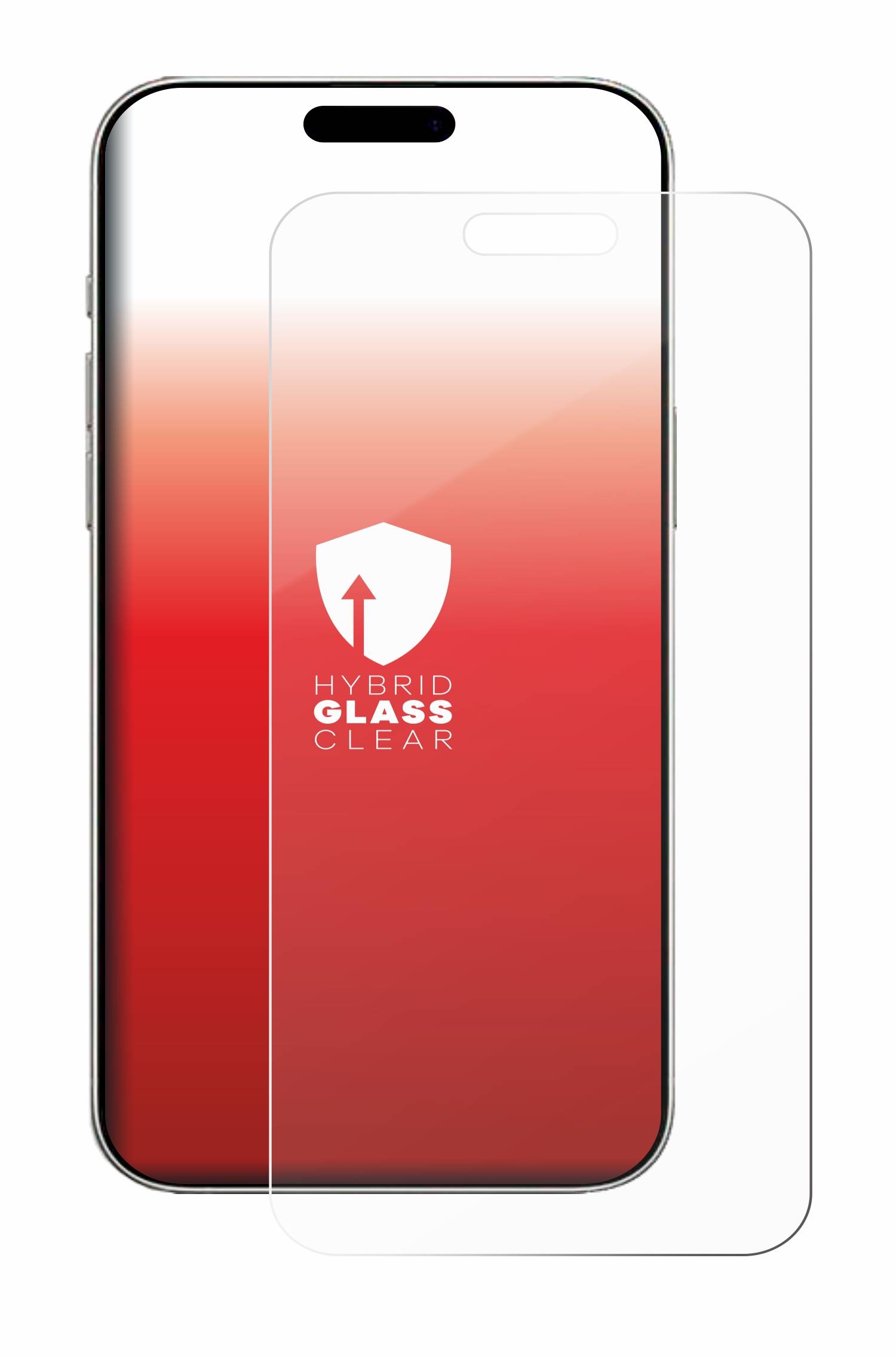 upscreen Hybrid Glas Panzer-Folie für Apple iPhone 16 Plus
