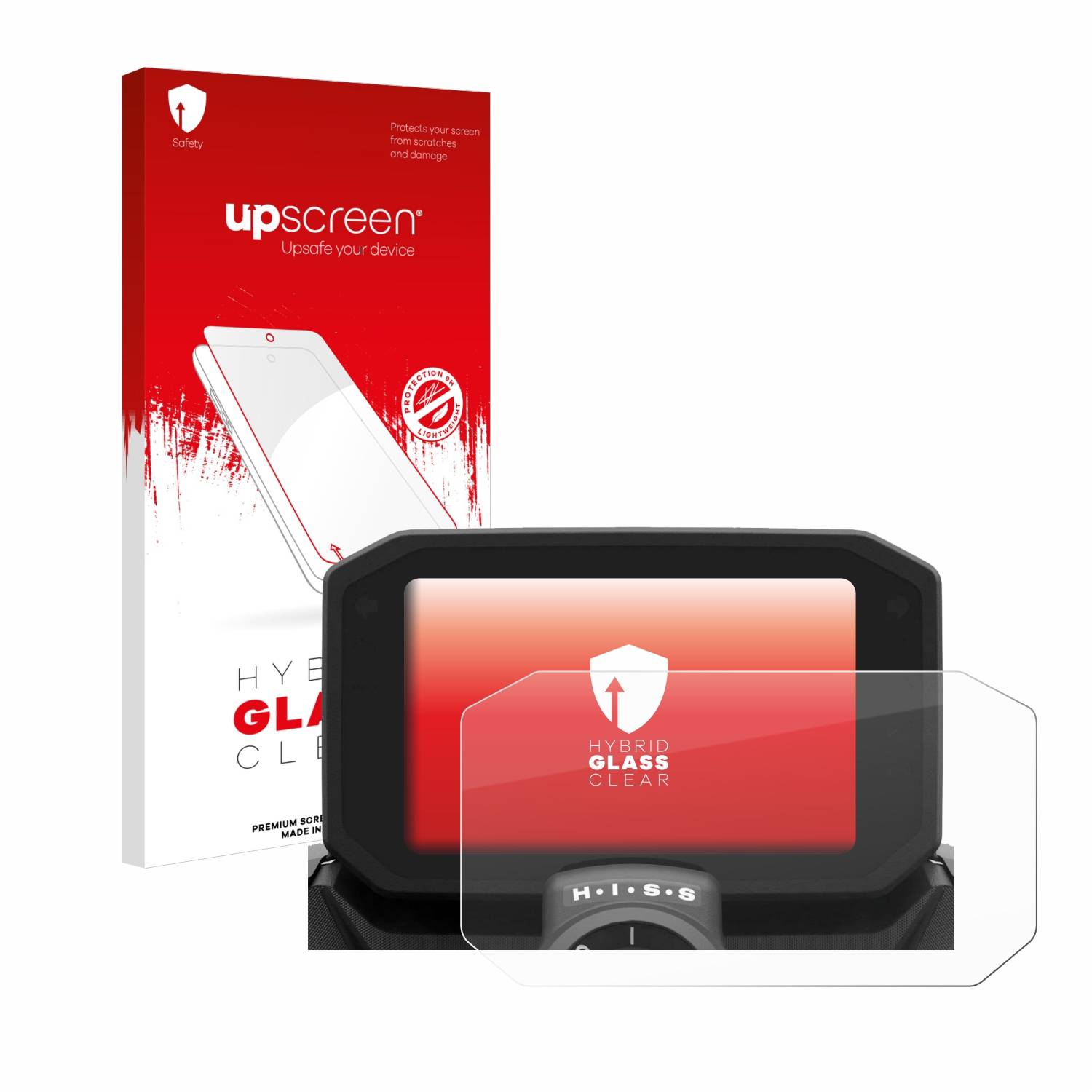 upscreen Hybrid Glas Panzer-Folie für Honda Hornet CB 750