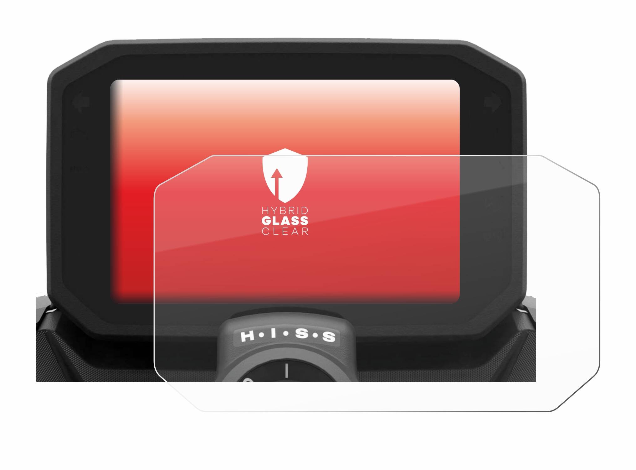 upscreen Hybrid Glas Panzer-Folie für Honda Hornet CB 750
