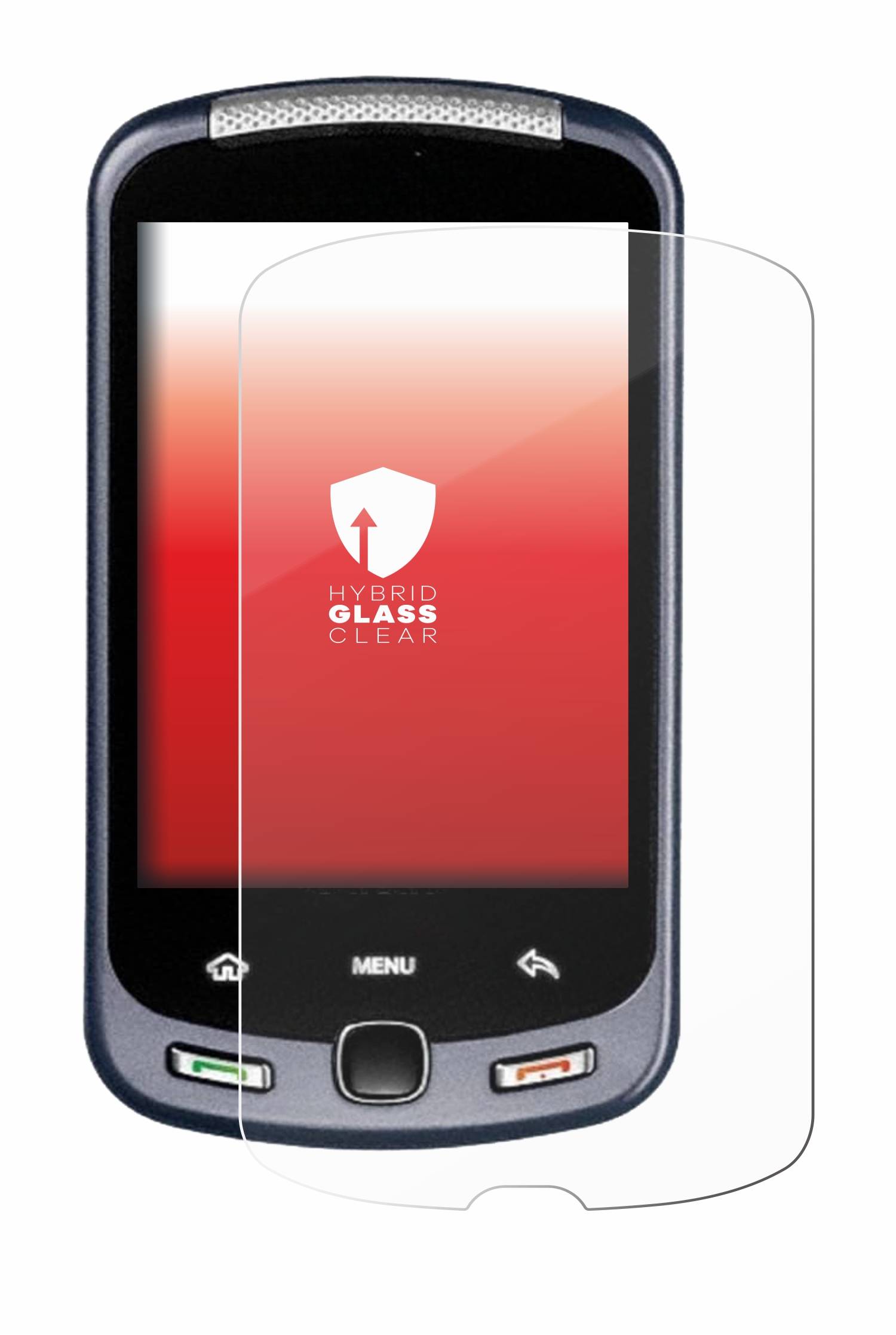 upscreen Hybrid Glas Panzer-Folie für Samsung M900 Moment