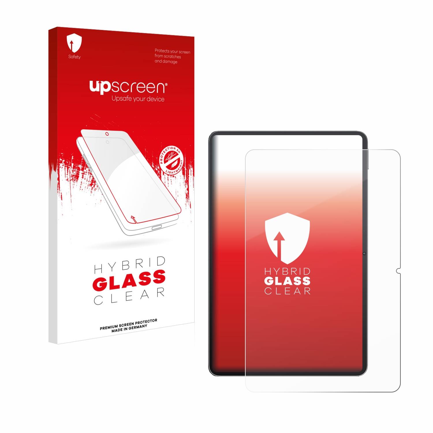 upscreen Hybrid Glas Panzer-Folie für Nubia Red Magic gaming tablet pro