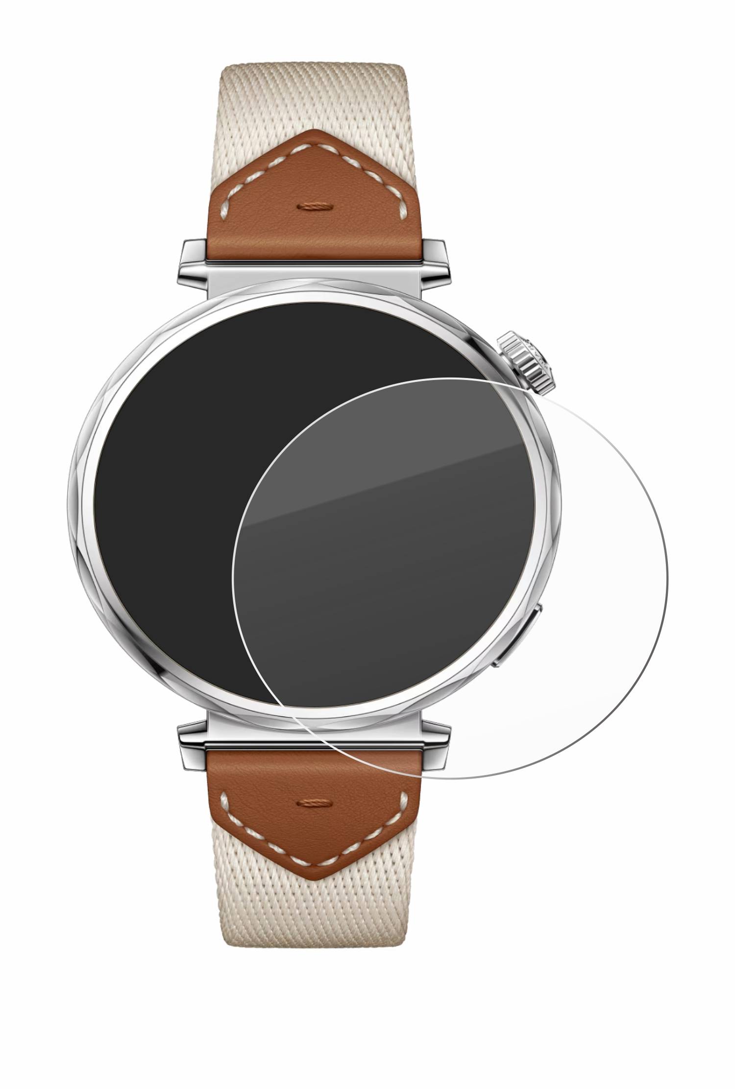 upscreen Hybrid Glas Panzer-Folie für Huawei Watch GT 5 (41 mm)