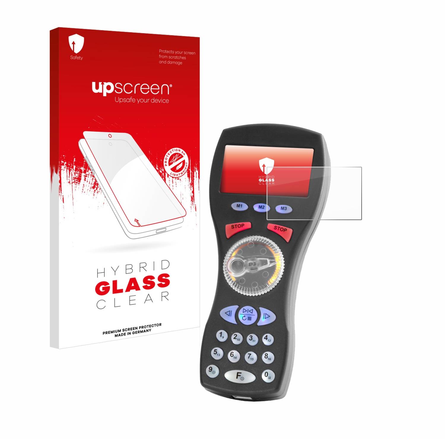 upscreen Hybrid Glas Panzer-Folie für Massoth Dimax Navigator