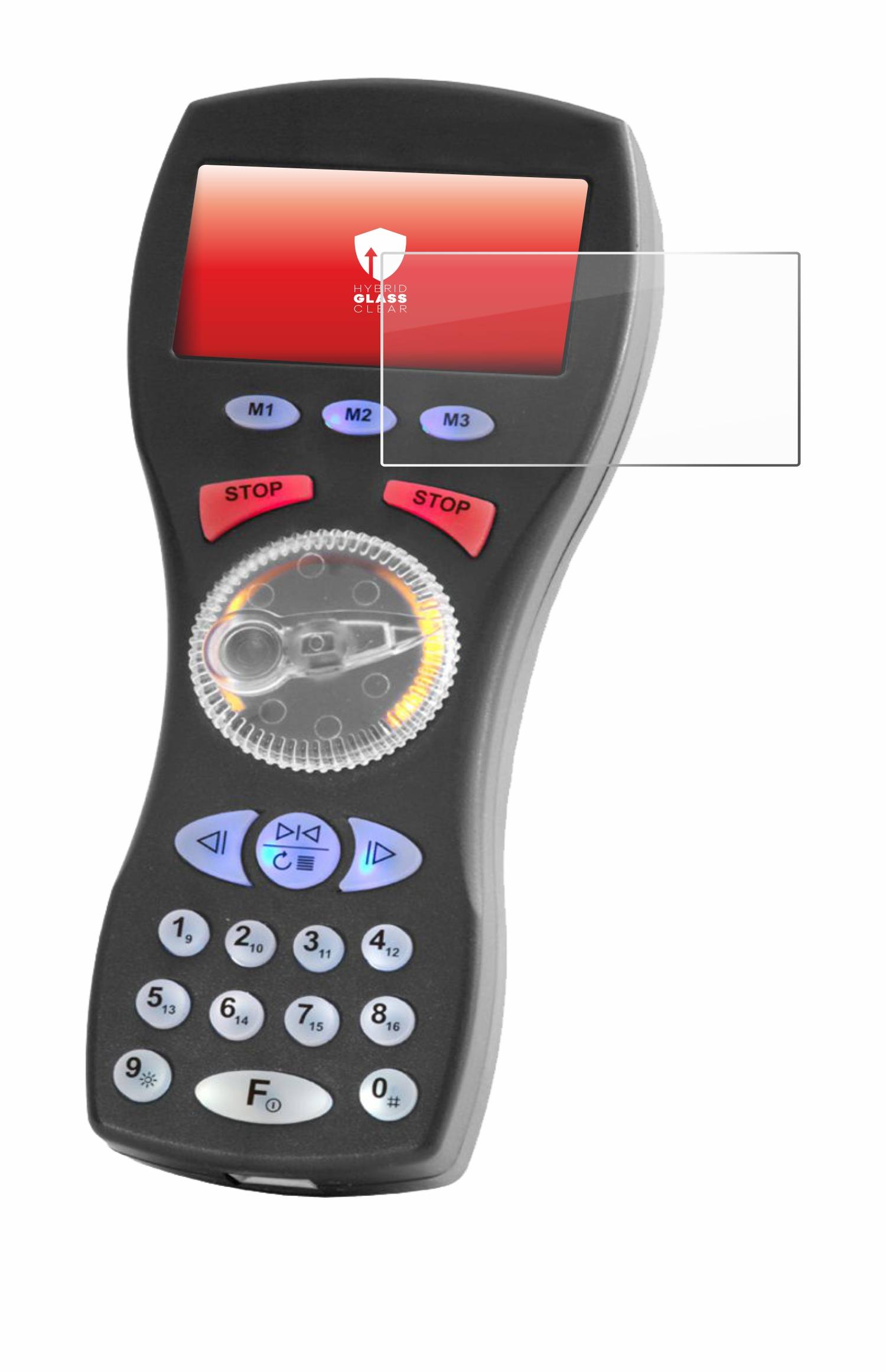upscreen Hybrid Glas Panzer-Folie für Massoth Dimax Navigator