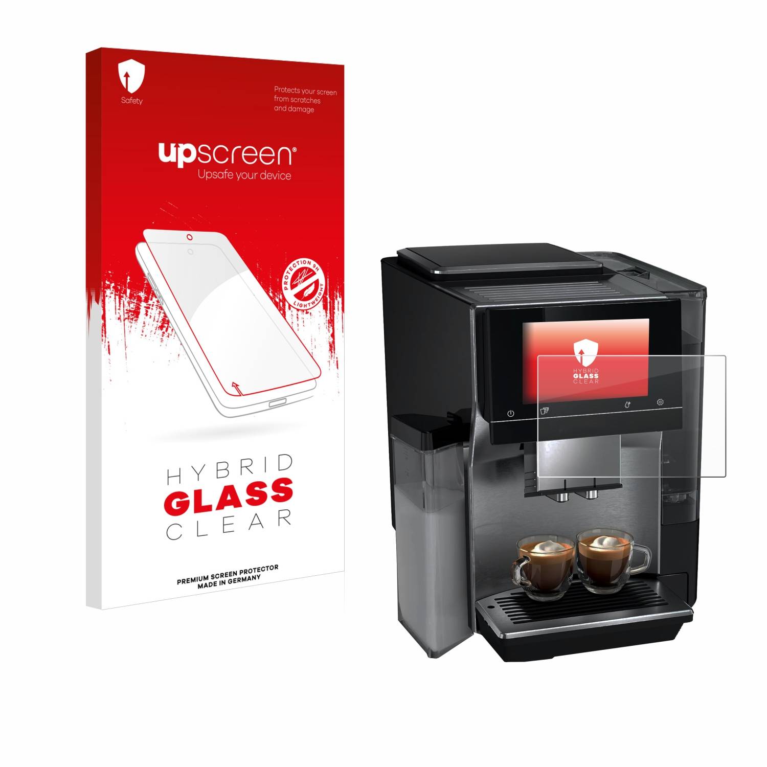 upscreen Hybrid Glas Panzer-Folie für Siemens EQ700