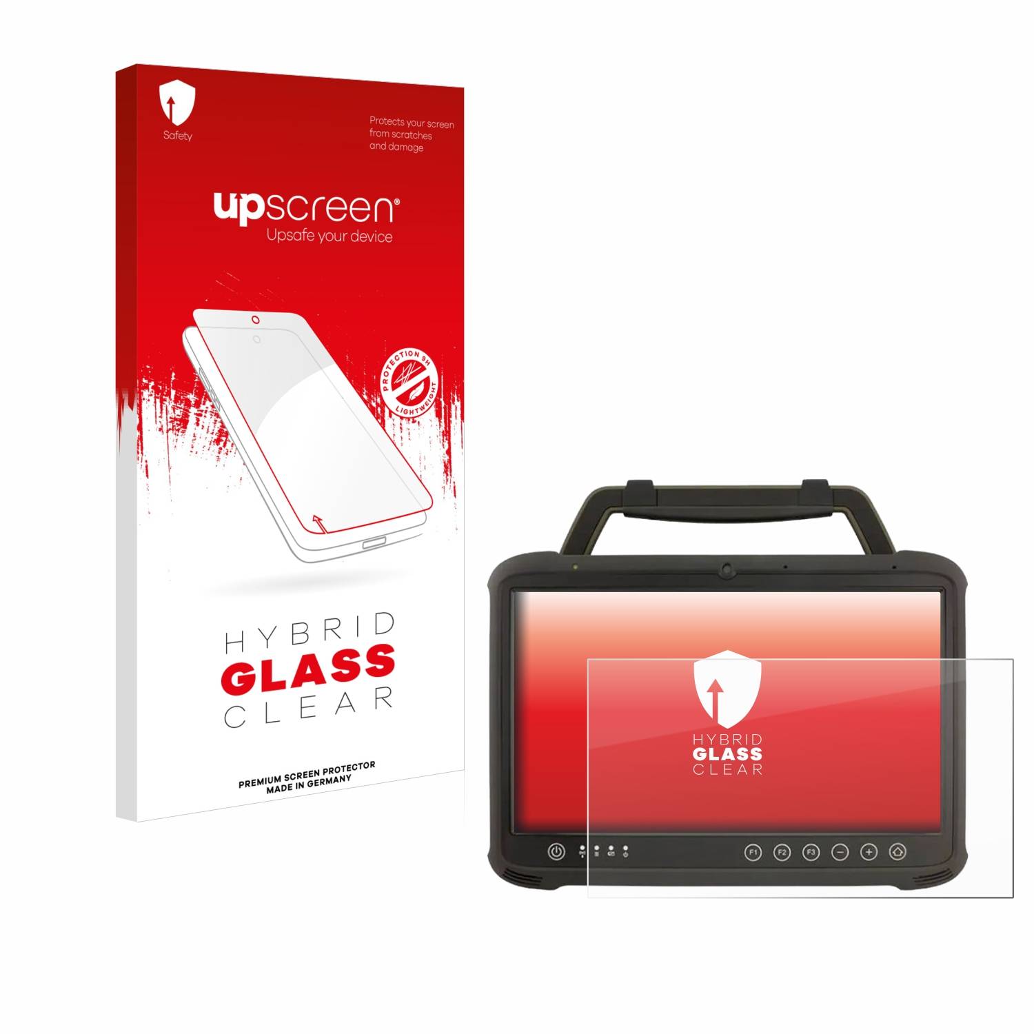 upscreen Hybrid Glas Panzer-Folie für Winmate M133WK