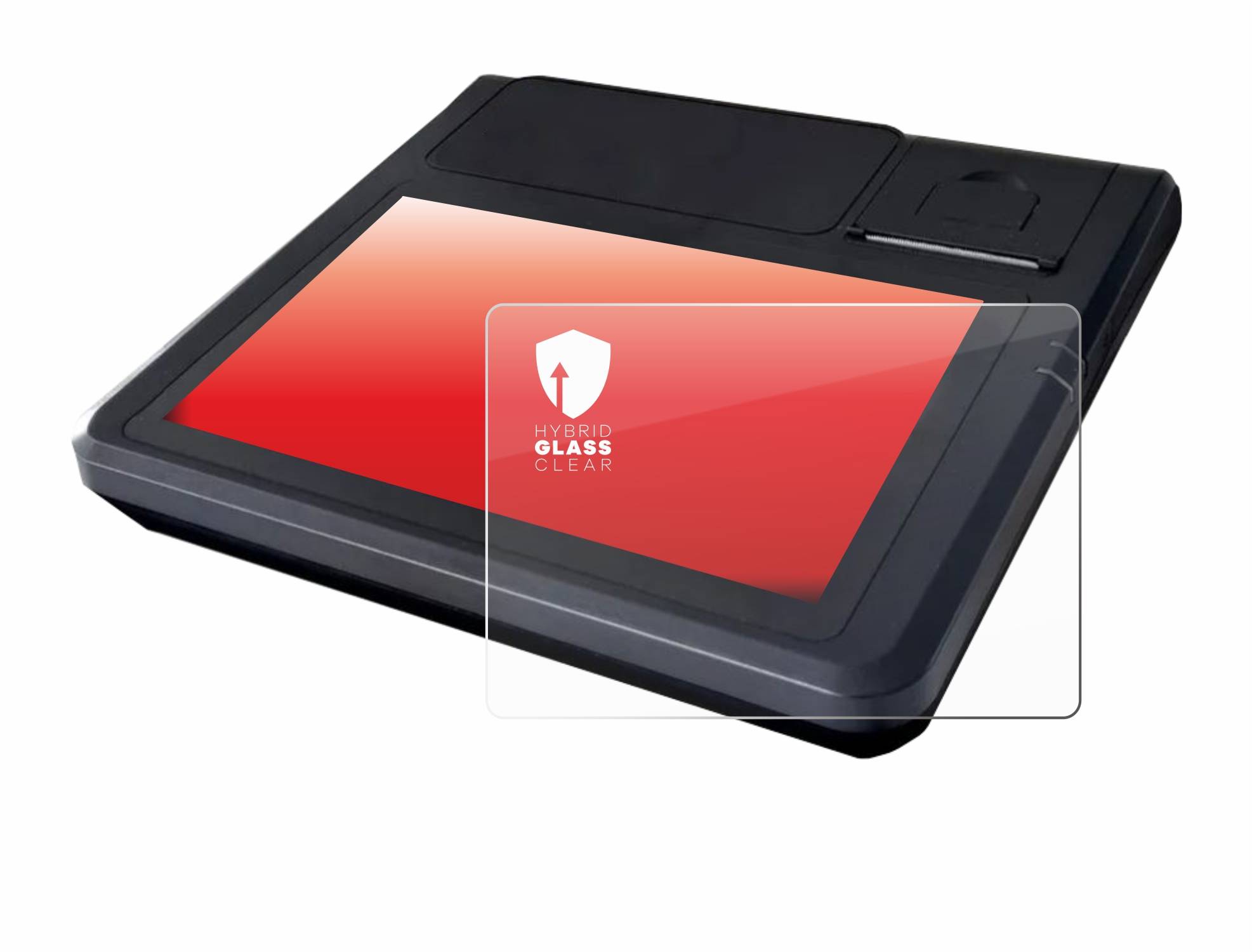 upscreen Hybrid Glas Panzer-Folie für Techfive ECR 100