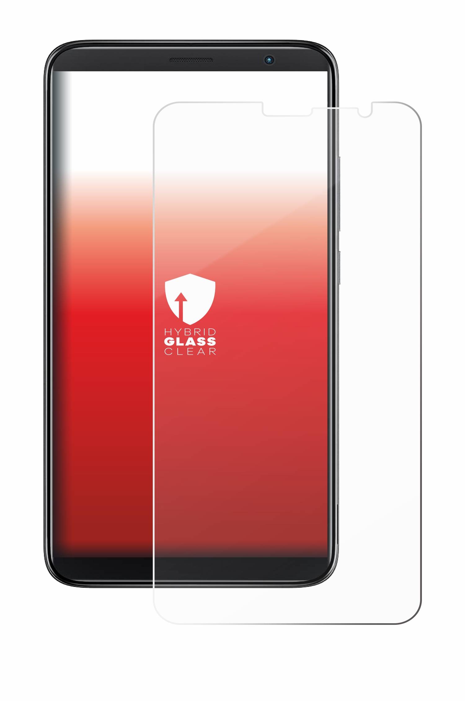 upscreen Hybrid Glas Panzer-Folie für TCL 403