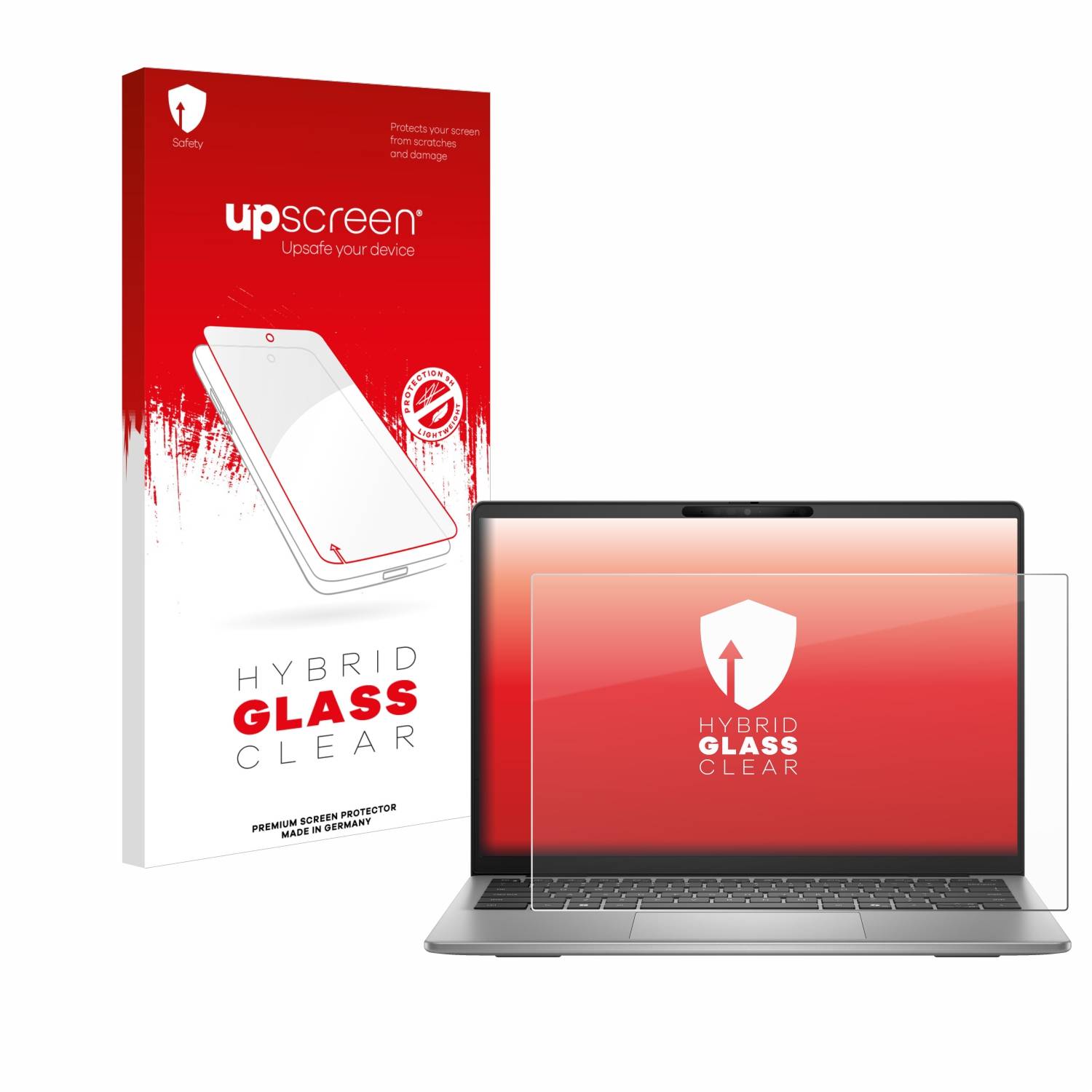 upscreen Hybrid Glas Panzer-Folie für Dell Latitude 5455 Laptop