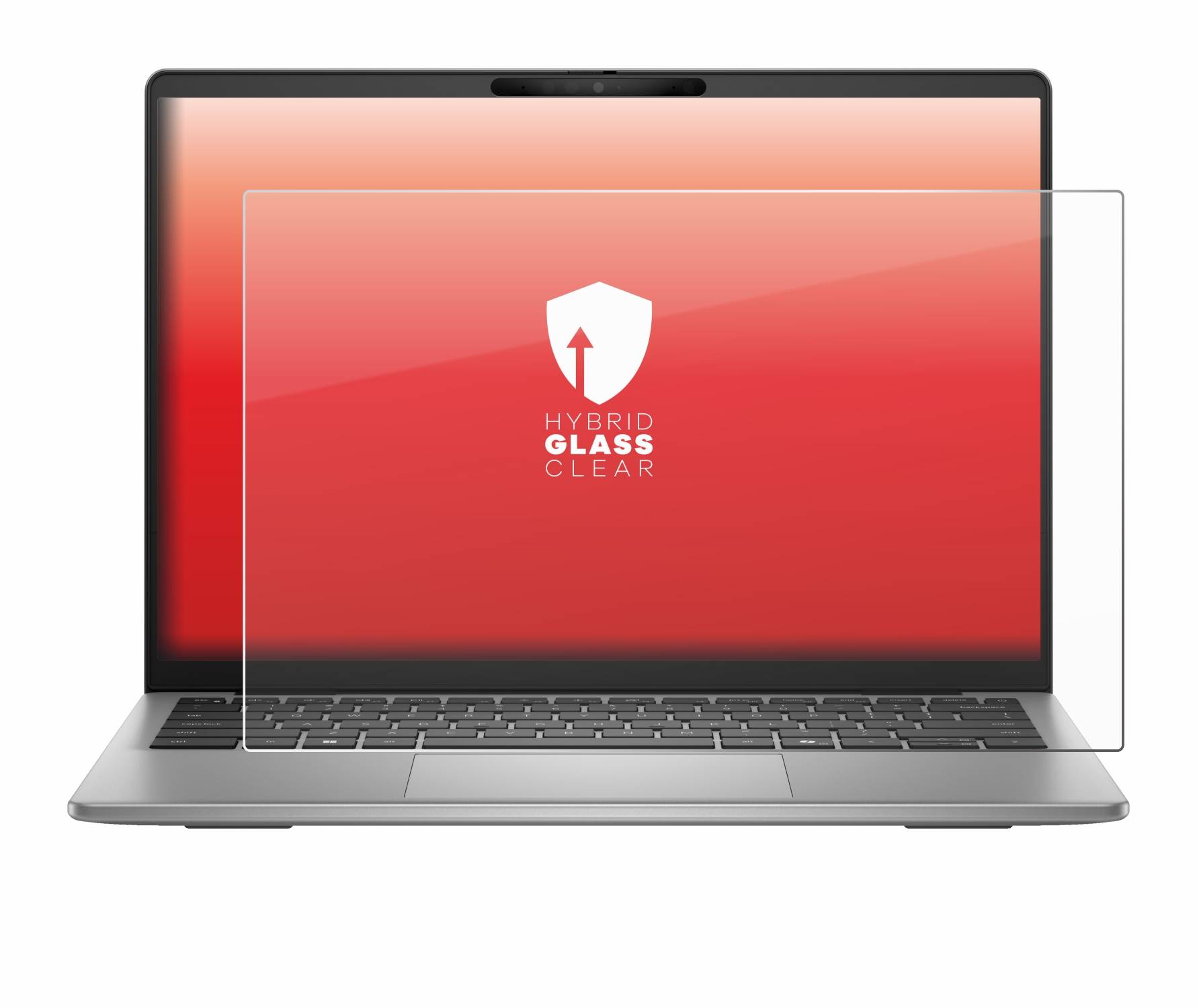 upscreen Hybrid Glas Panzer-Folie für Dell Latitude 5455 Laptop